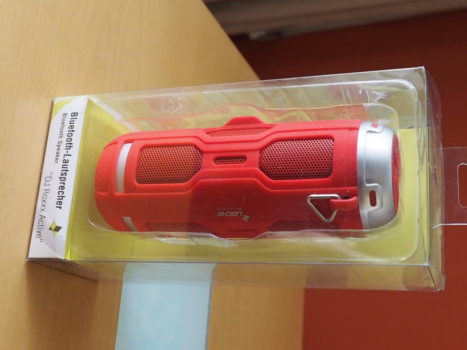 Leicke Sharon DJ Roxxx Cassa Bluetooth Rossa 10W IPX4