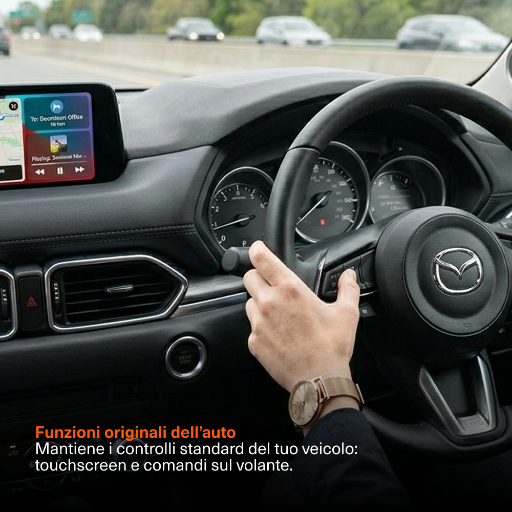 Cygnett DriveSync adattatore CarPlay Android Auto wireless