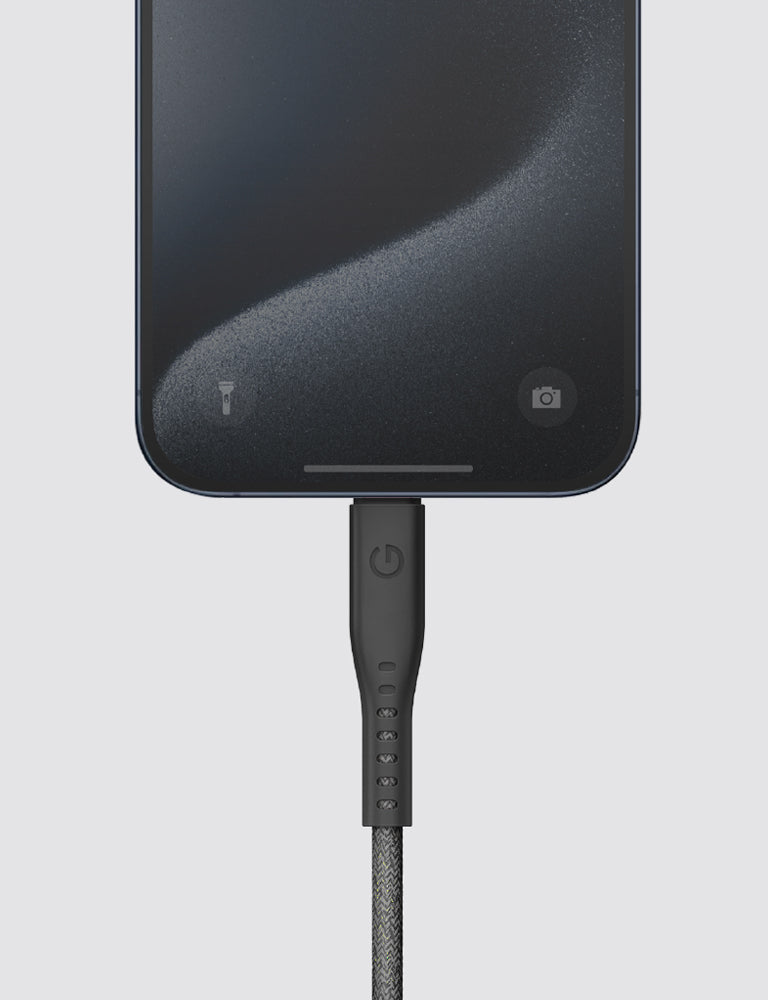 Energea Flow USB-C to USB-C 300CM cavo Nero intrecciato