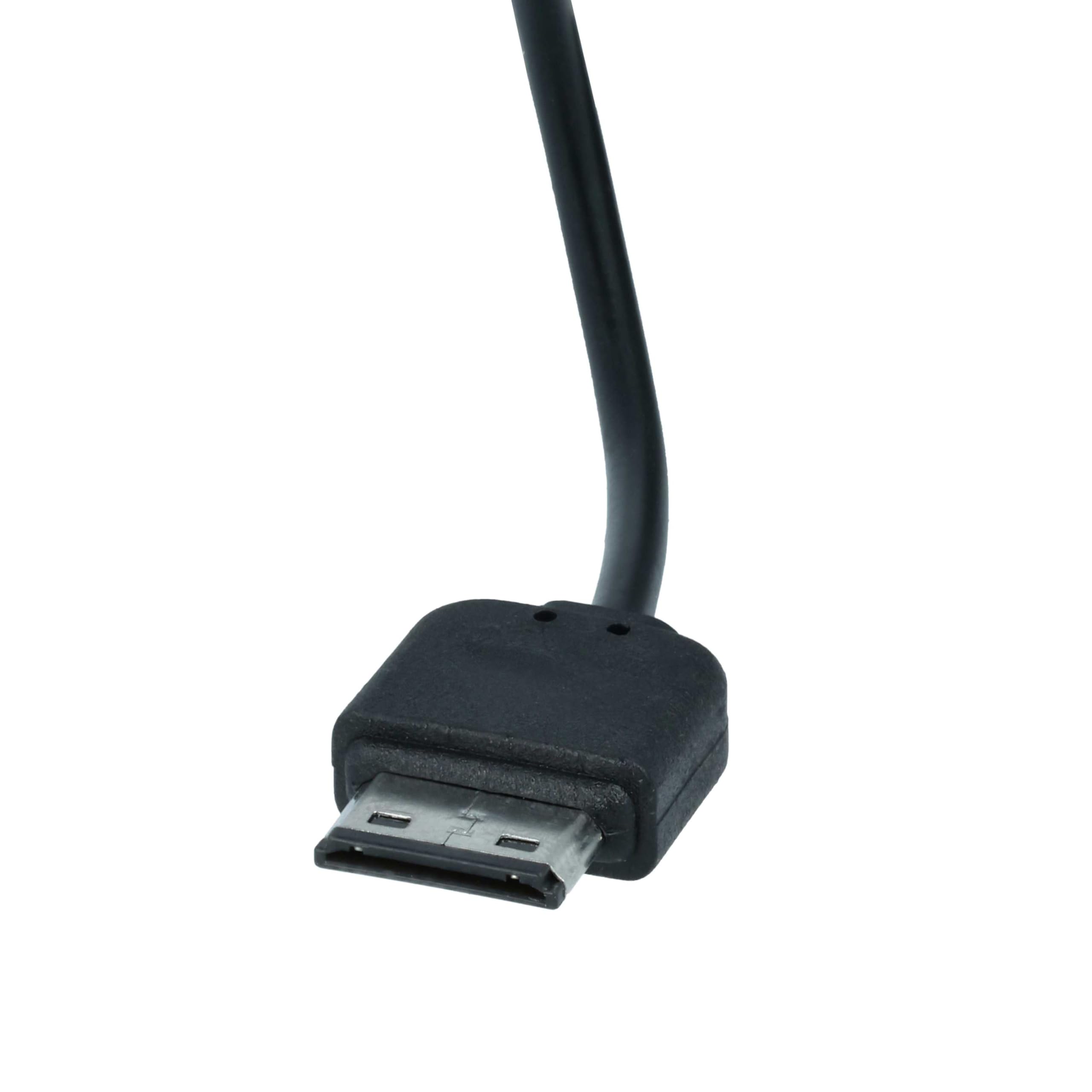 vhbw APCBS10 cavo dati USB Samsung SGH-E1150 nero 100cm