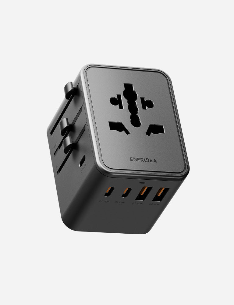 ENERGEA TravelWorld GaN45 Mini adattatore viaggio gunmetal 45W