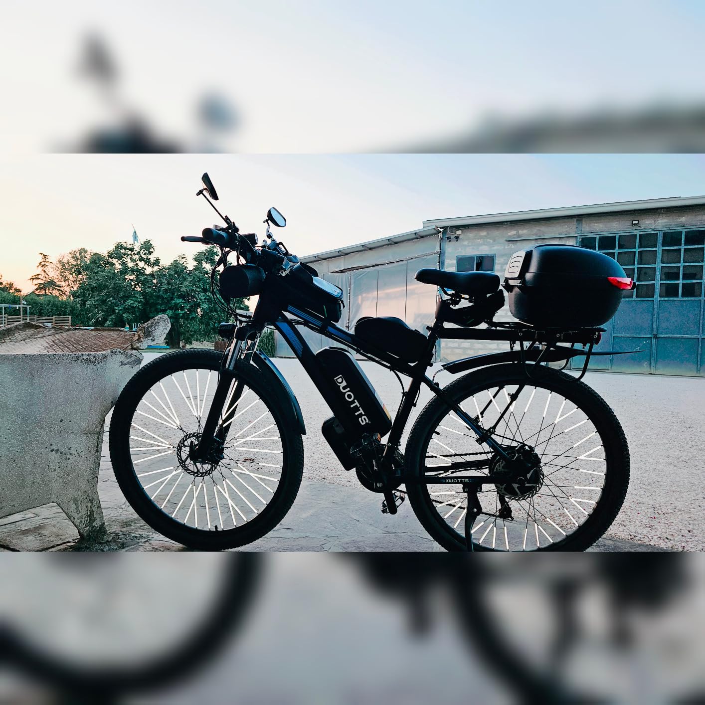 Leicke Bauletto Bici Posteriore 16 Litri Nero senza Allarme