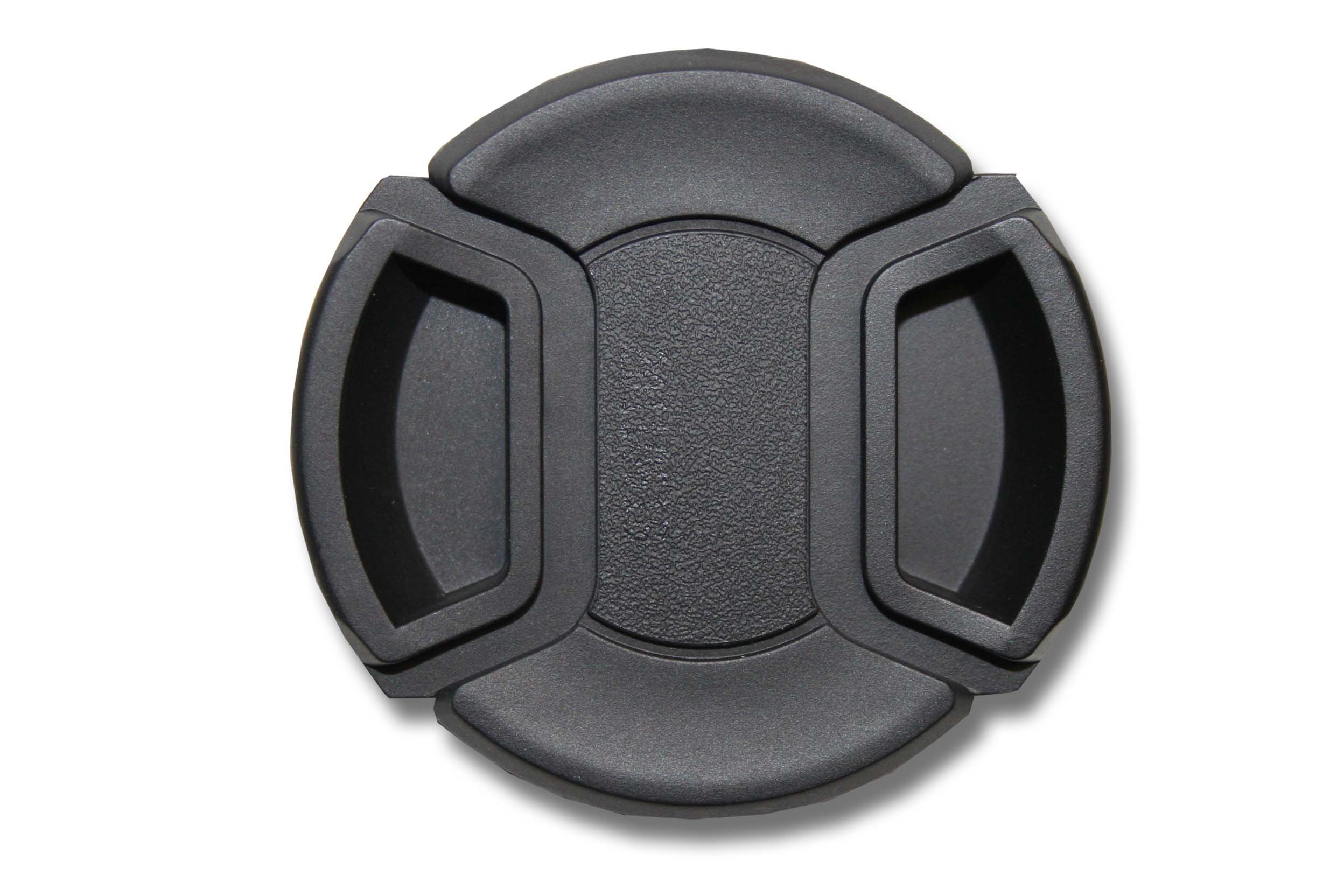 vhbw Copriobiettivo 49 mm snap-on nero