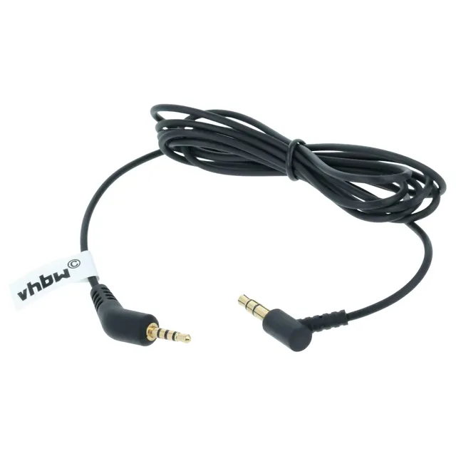 vhbw Cavo audio AUX Bose QuietComfort 3 QC3 120 cm nero