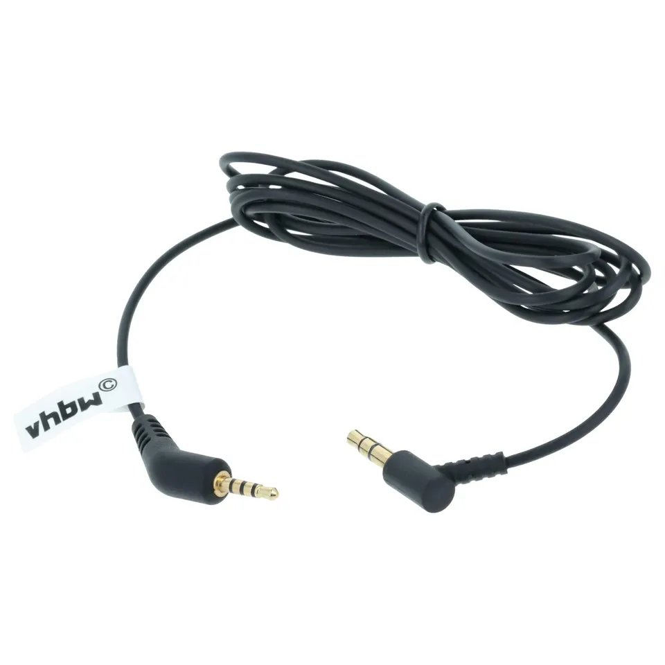 vhbw Cavo audio AUX Bose QuietComfort 3 QC3 120 cm nero