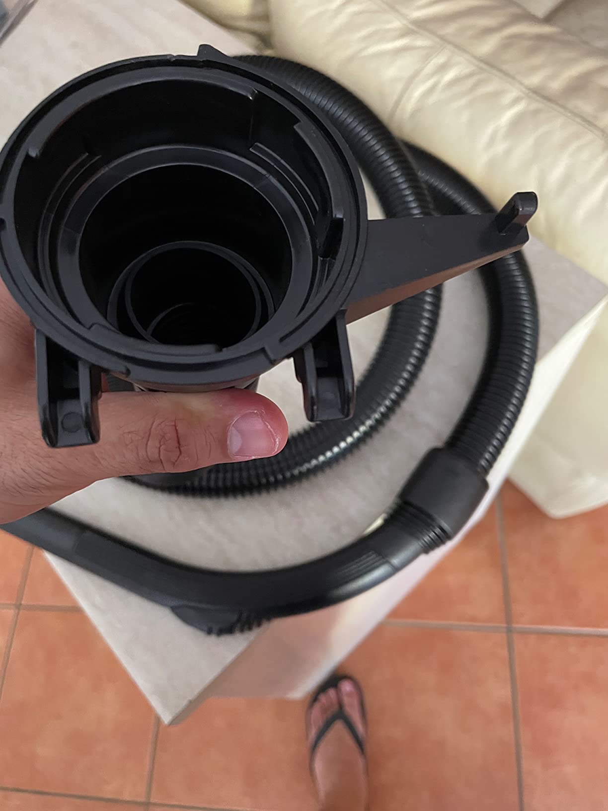 vhbw Tubo Flessibile 3 m per Kirby G7 Aspirapolvere Nero