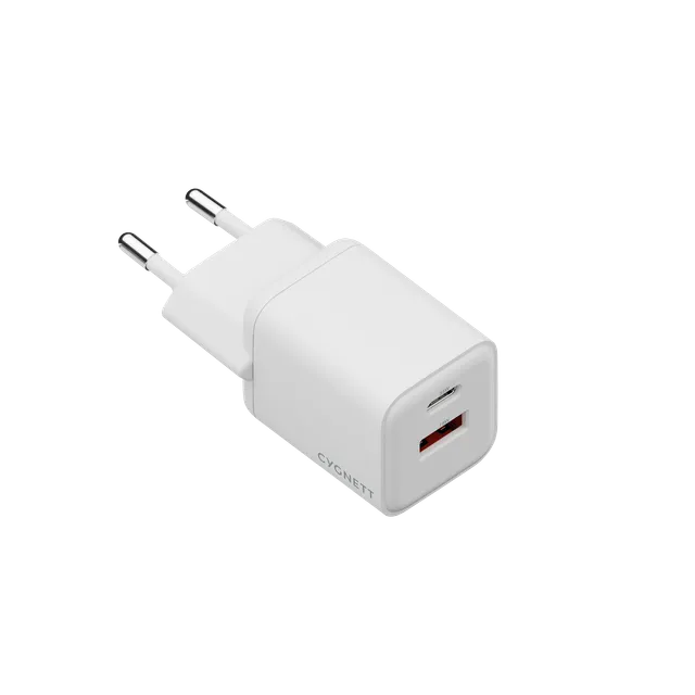 Cygnett PowerPlus Caricatore da Muro 35W Bianco 2 Porte USB
