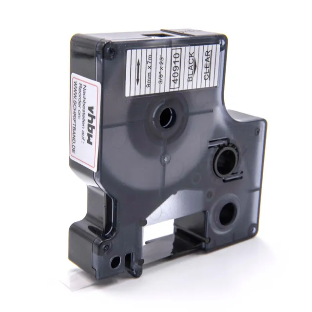 vhbw cassetta nastro Dymo LabelWriter Duo 9mm nero