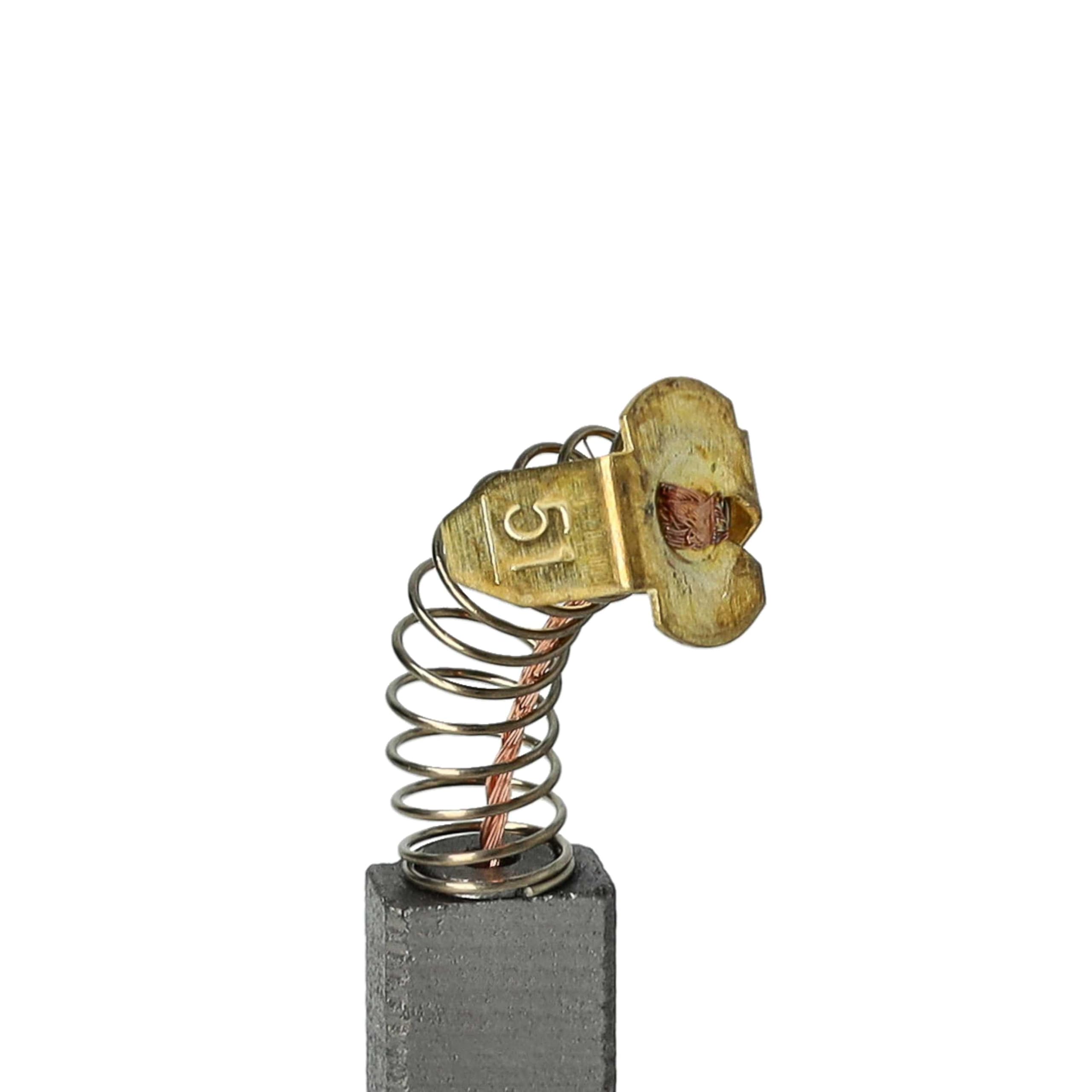 vhbw 2x Spazzole carbone 5x8x14,5mm per smerigliatrice
