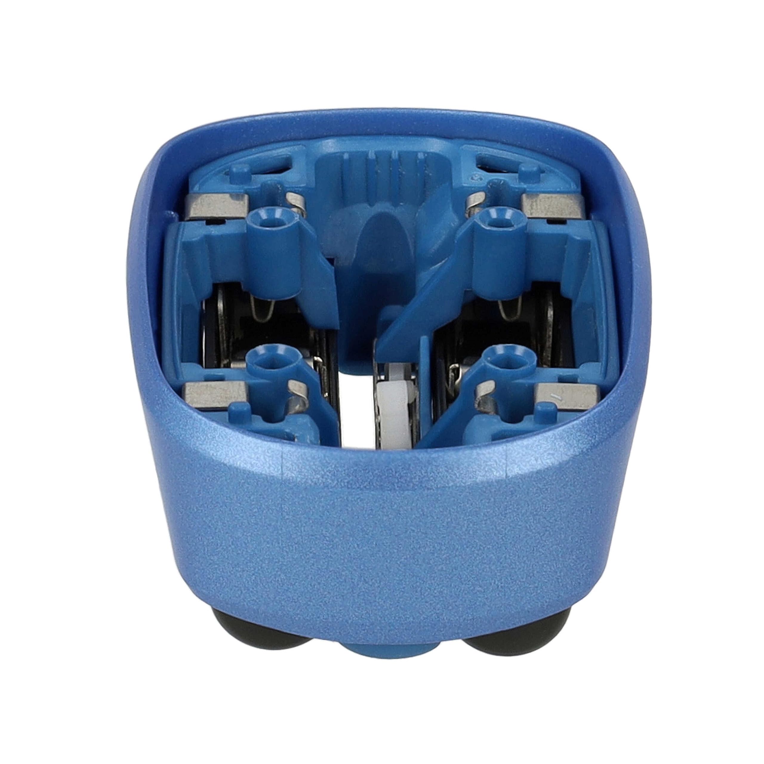 vhbw Testina per Braun CoolTec CT2CC CT3CC nero blu