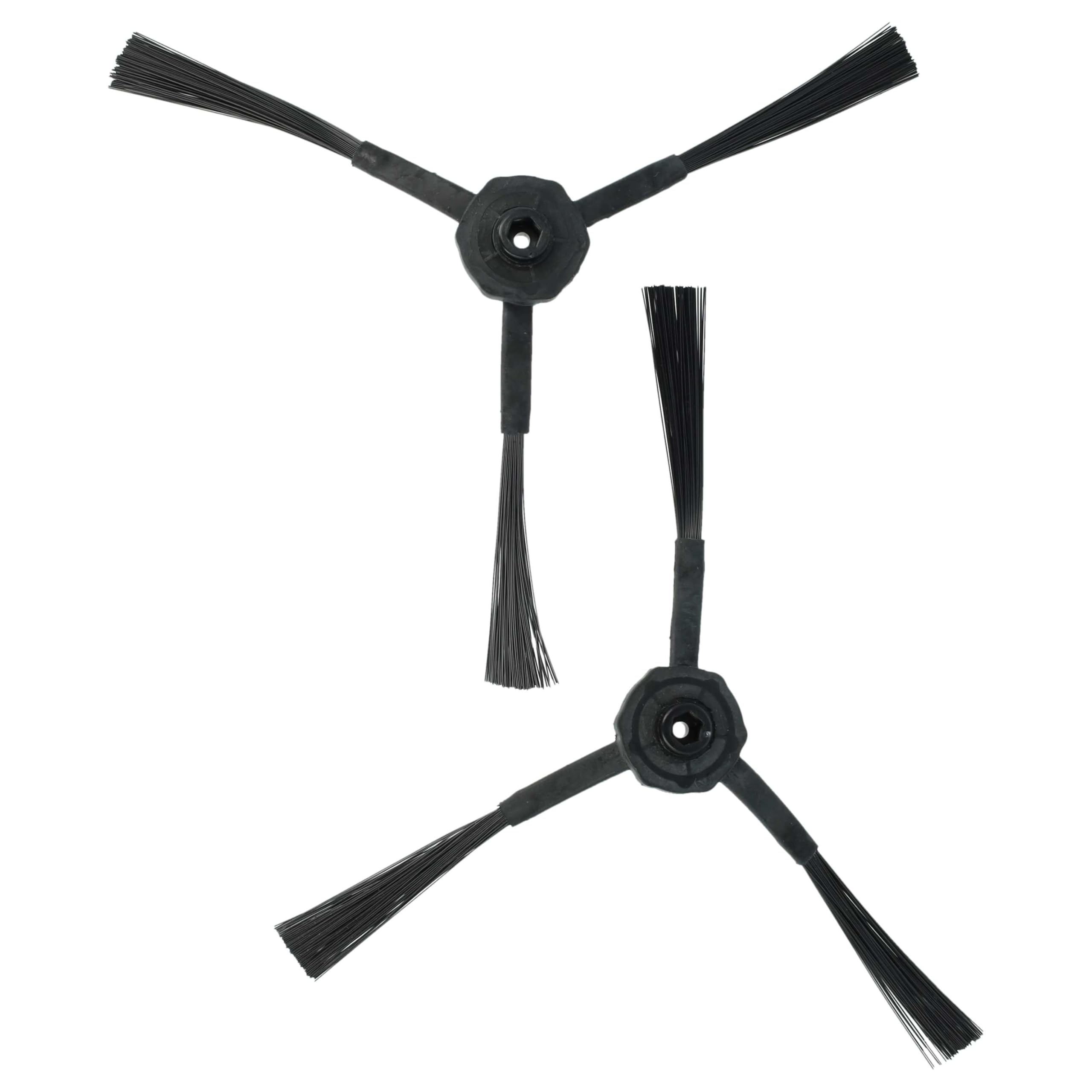 vhbw spazzola laterale nera 4x per Ariete Evolution 2.0