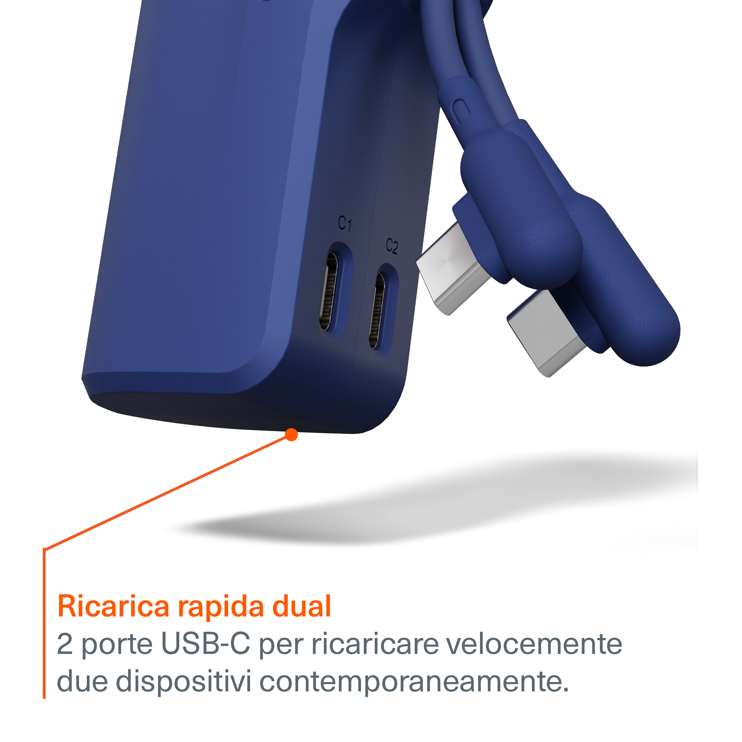 Cygnett Thumboost Power Bank 5000mAh 20W + Cavo USB-C
