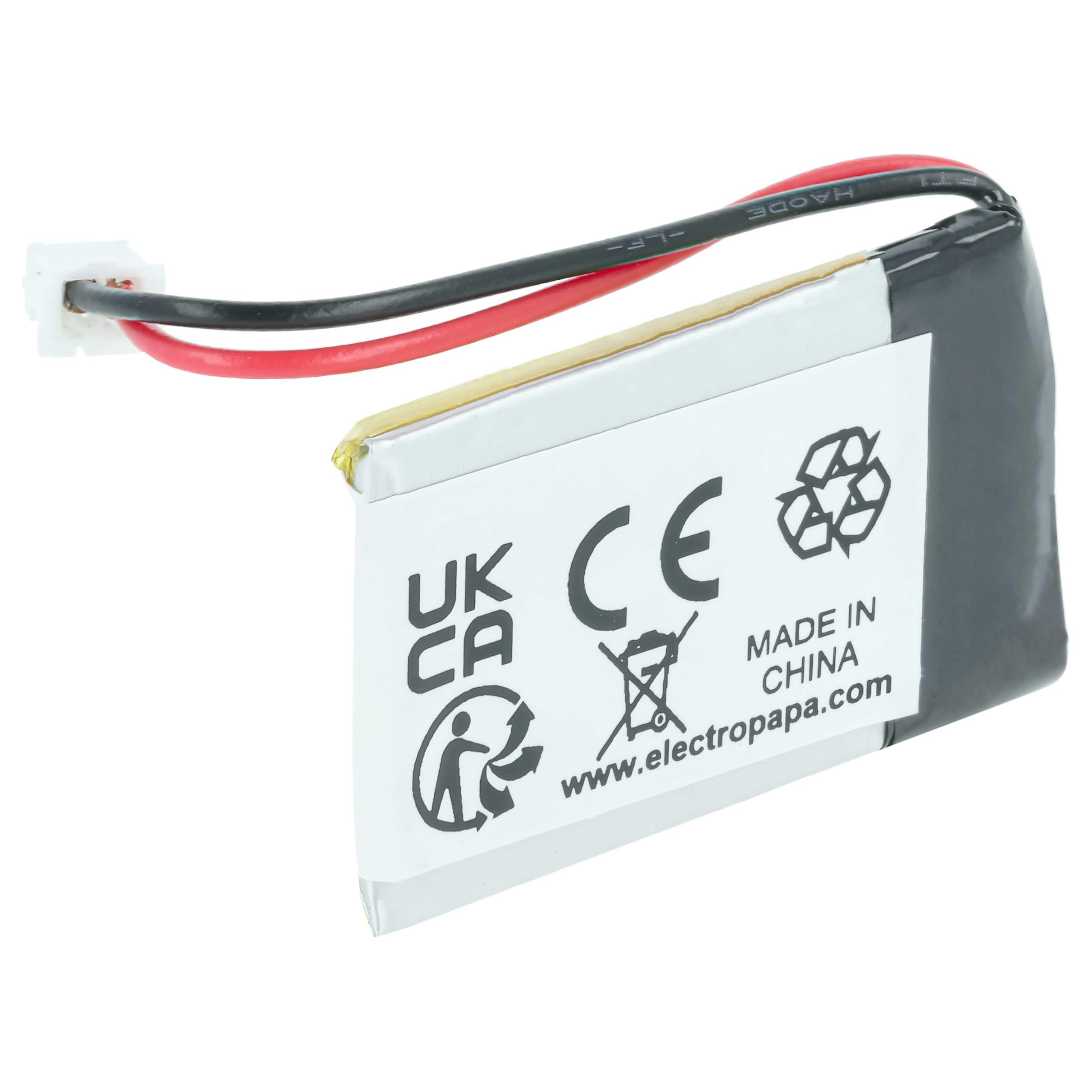 vhbw SAC54-13734 batteria collare 190mAh 3,7V