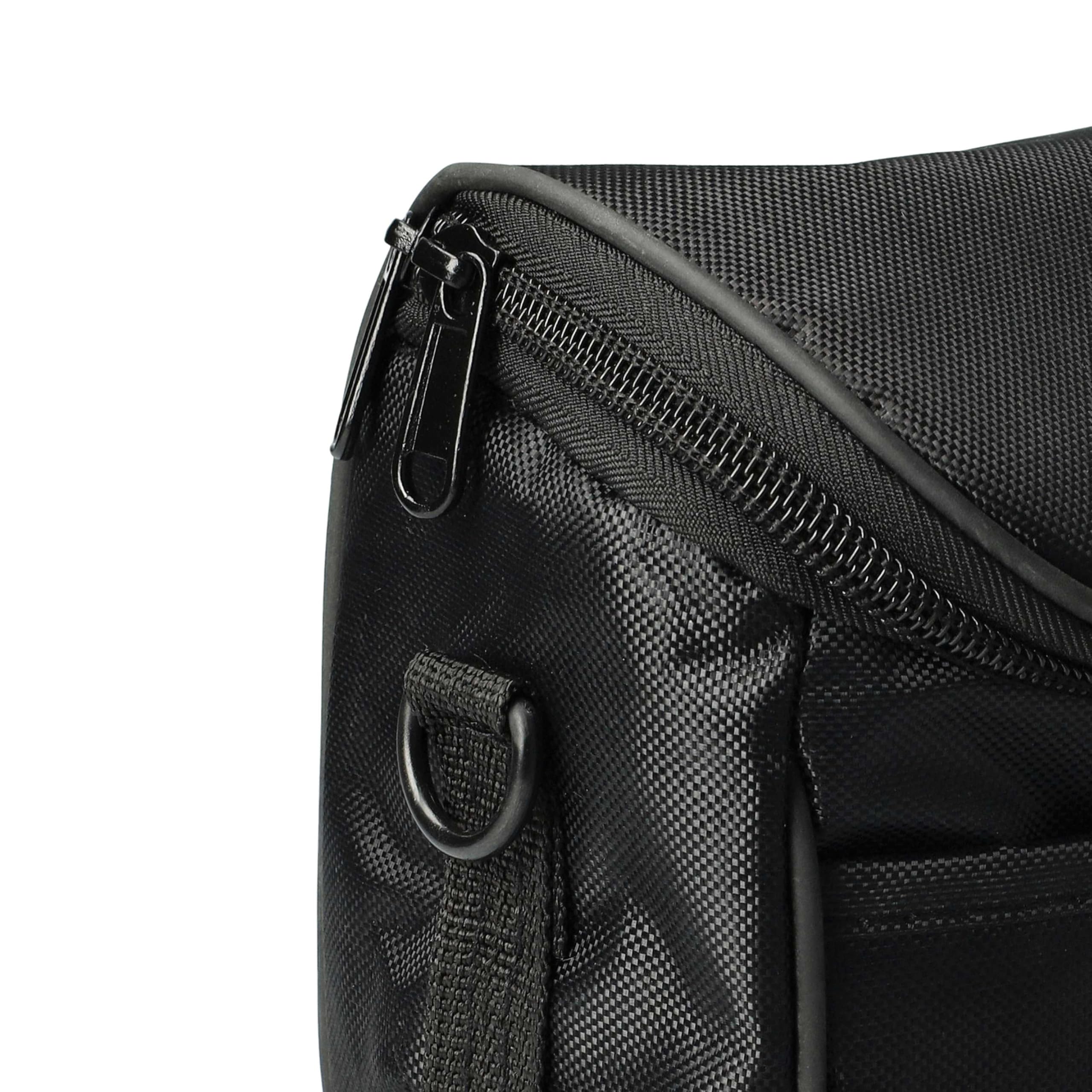 vhbw Custodia universale M borsa fotocamera nera da cintura