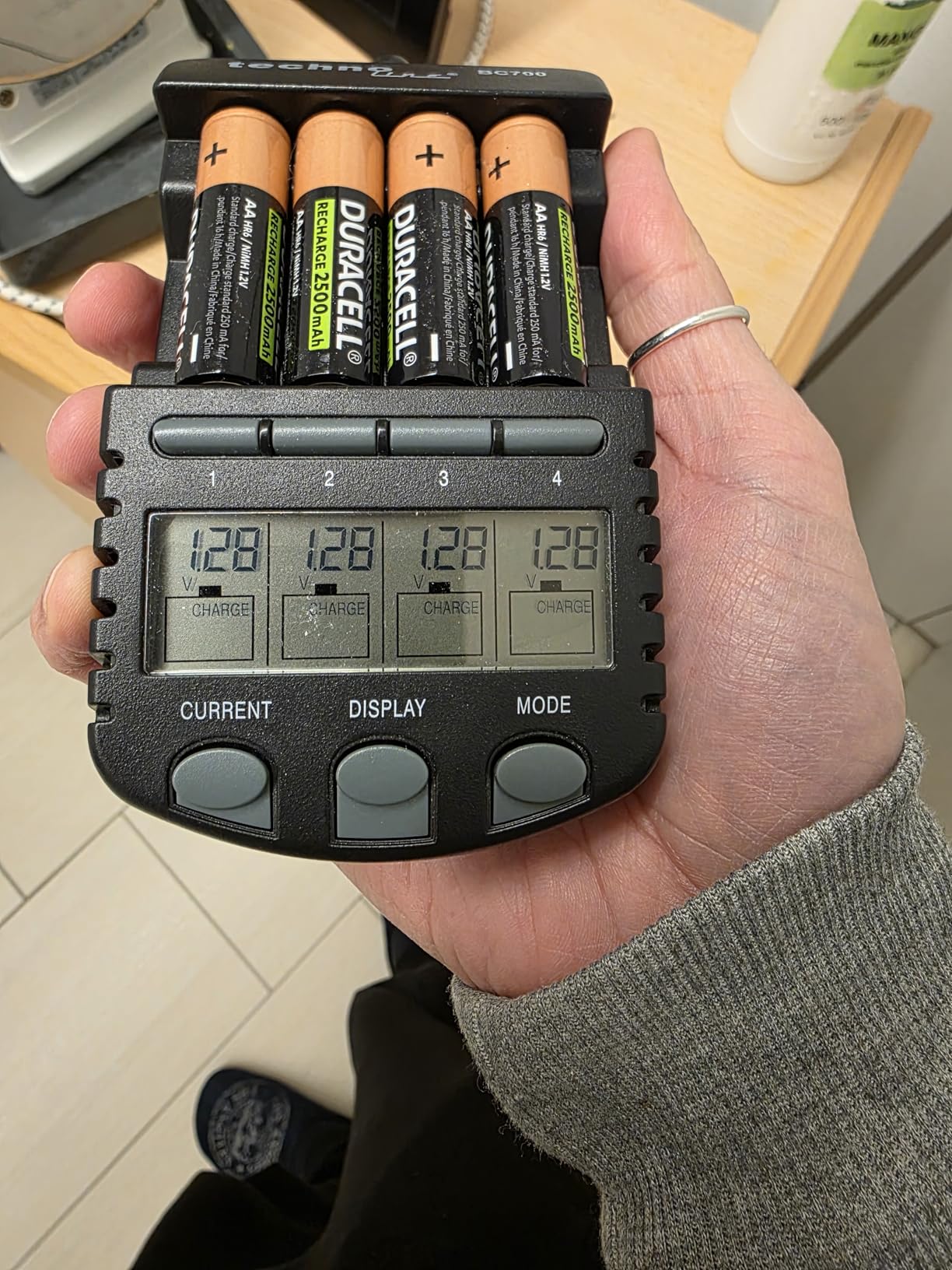 Duracell AA batterie ricaricabili 2500mAh 4 pezzi NiMH