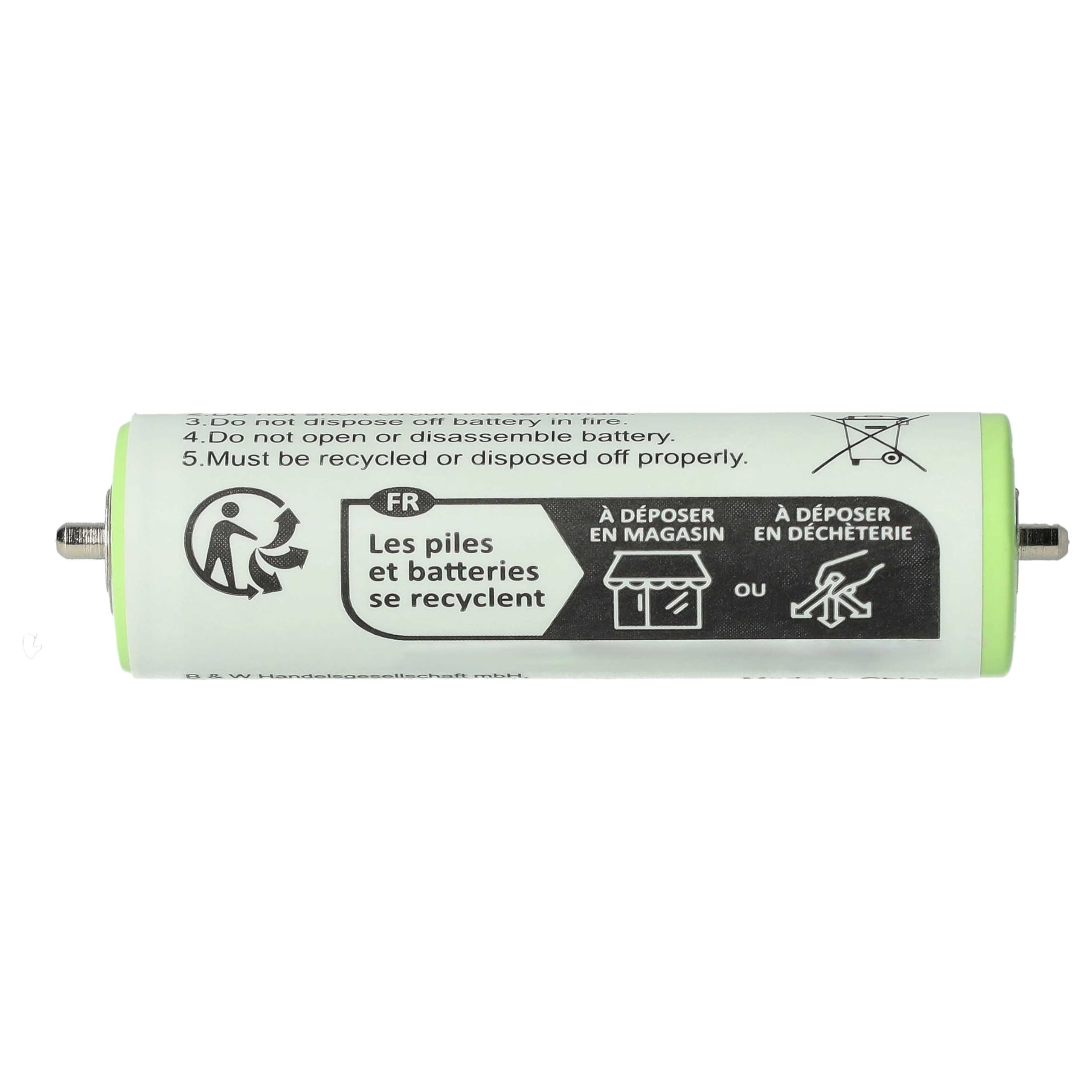 vhbw batteria rasoio Braun Series 1800mAh NiMH
