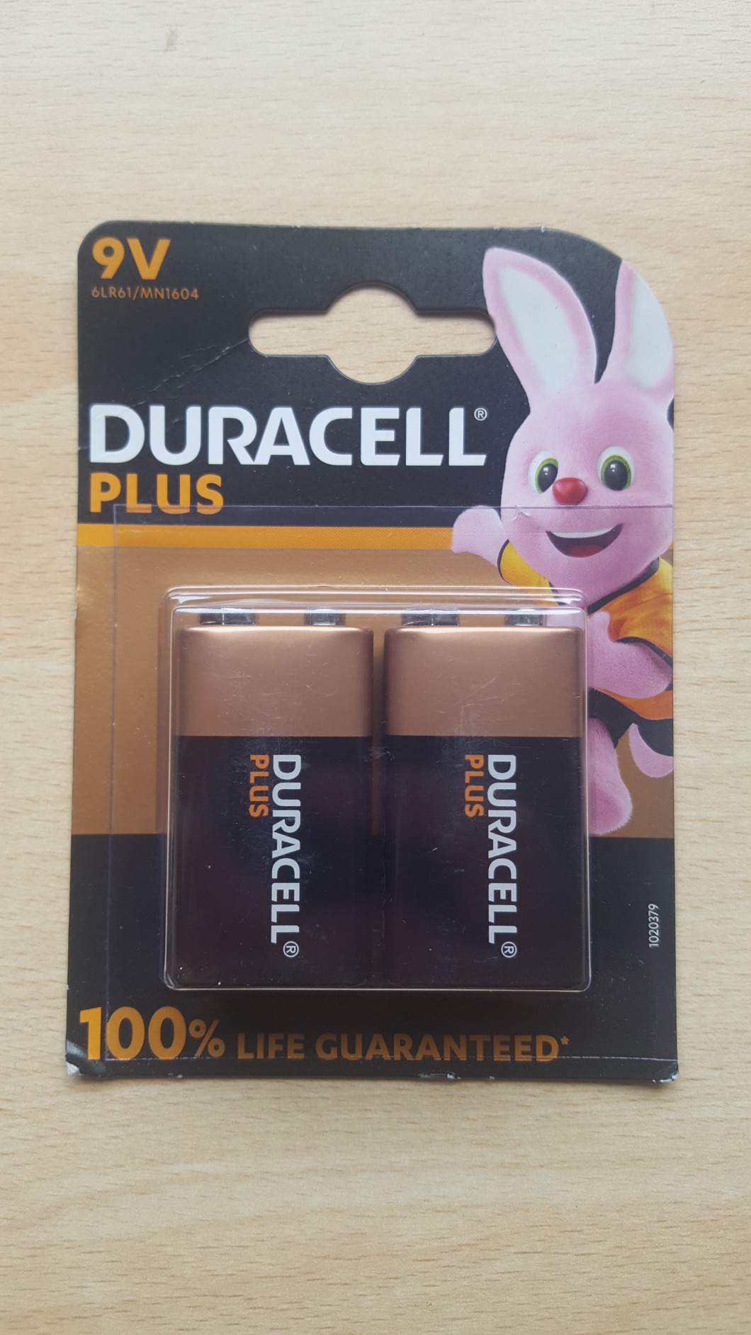 Duracell Plus batteria alcalina 9V 6LR61 2 pezzi
