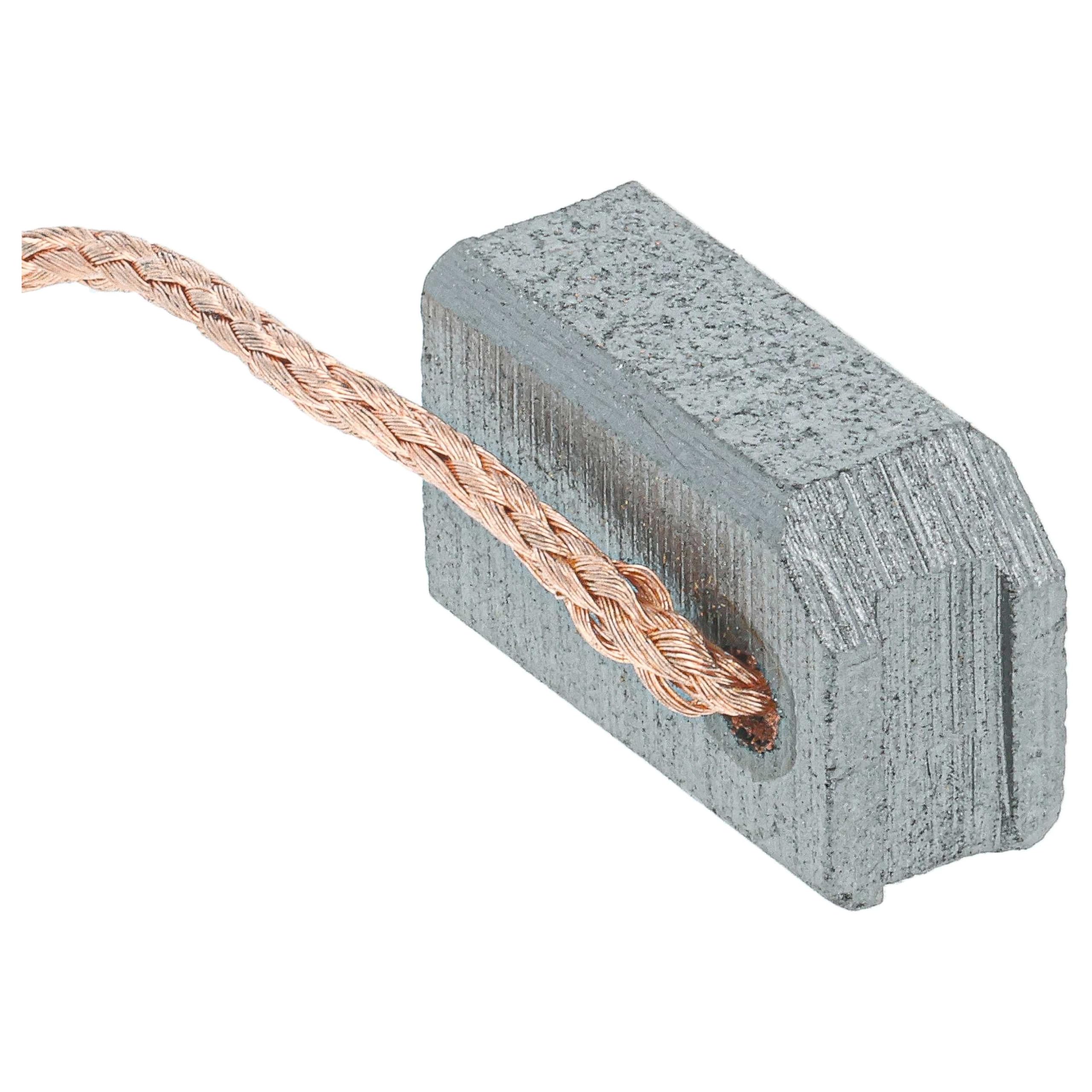 vhbw Spazzole carbone 6x9x15mm per Flex L3709 utensile 2 pezzi