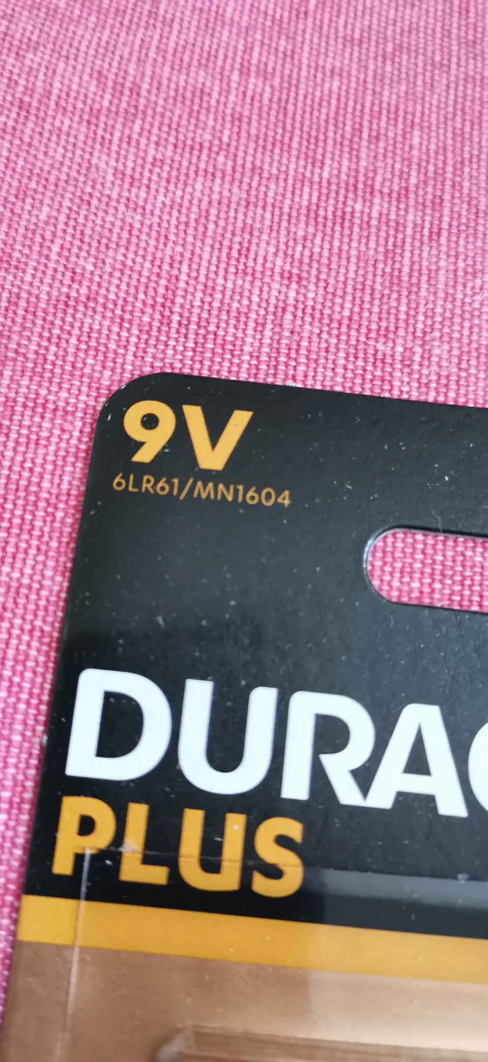Duracell Plus Power Batteria Alcalina 9V 1 Pezzo