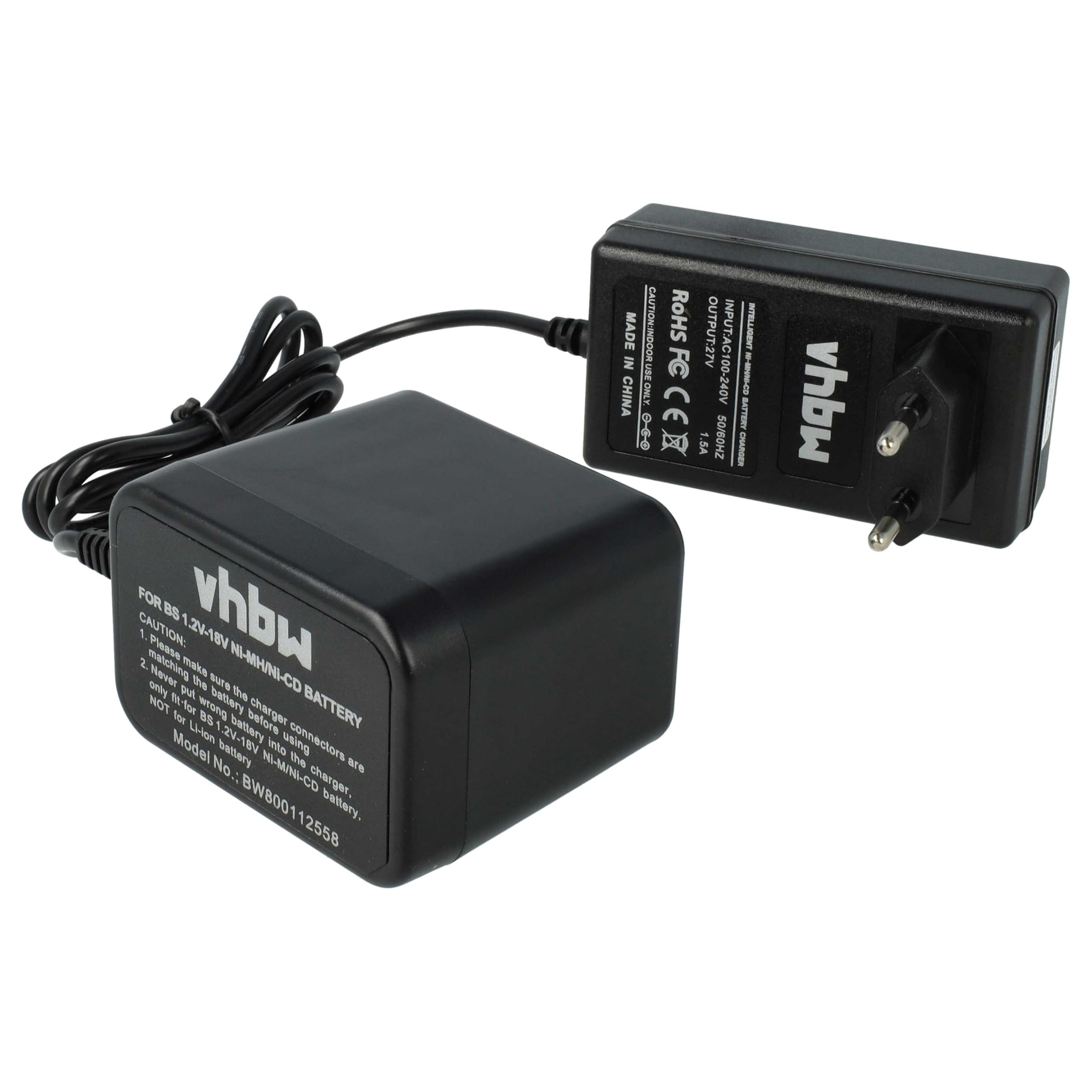vhbw Caricabatterie per Bosch GSR 9.6 VPE-2 utensili 1,2-18V