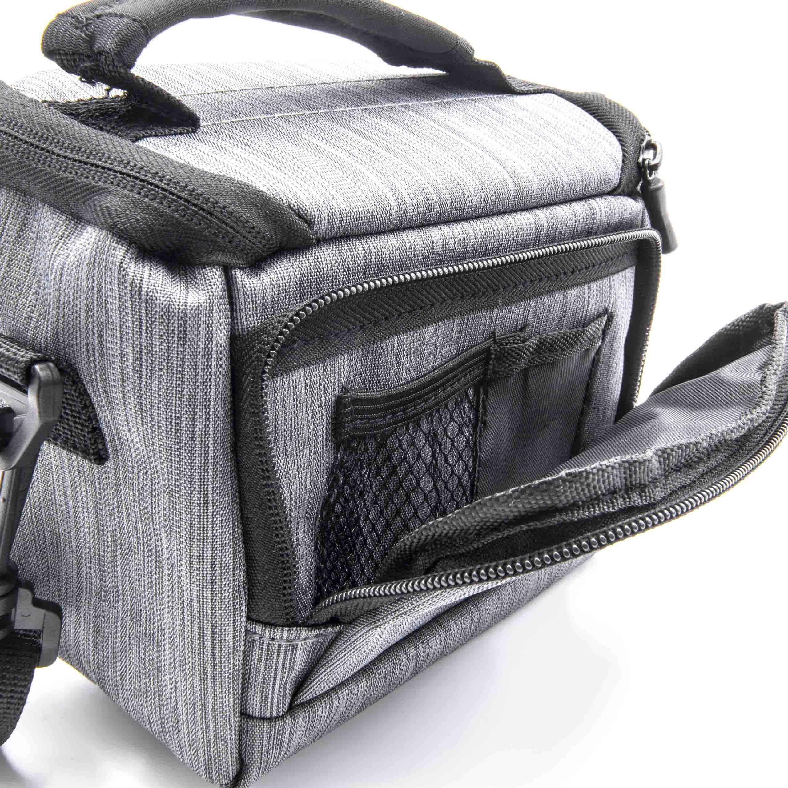 vhbw Borsa Fotocamera Canon EOS 100D/1200D Grigia Poliestere
