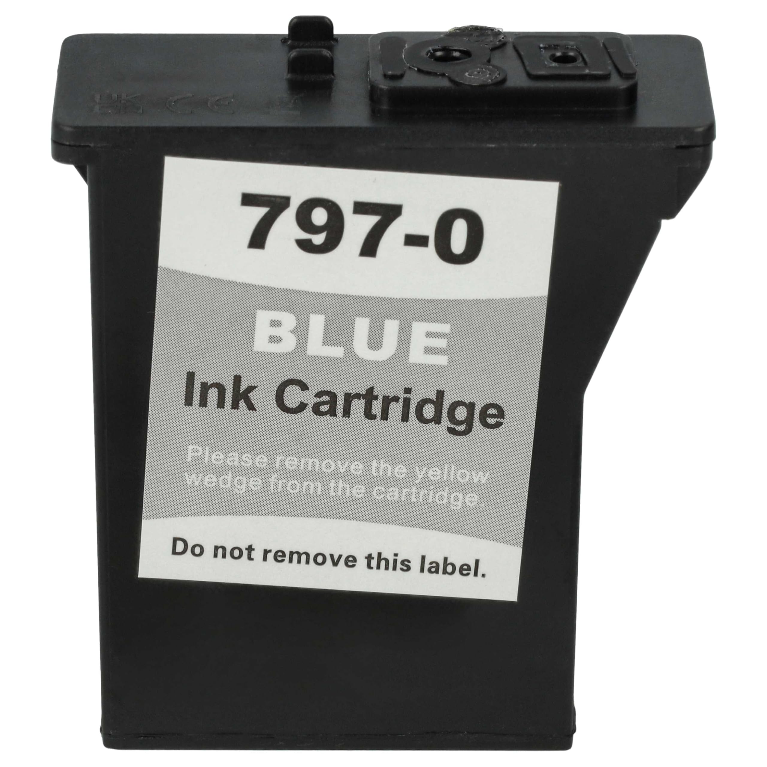 vhbw 797-0 cartuccia inchiostro blu 25 ml con chip