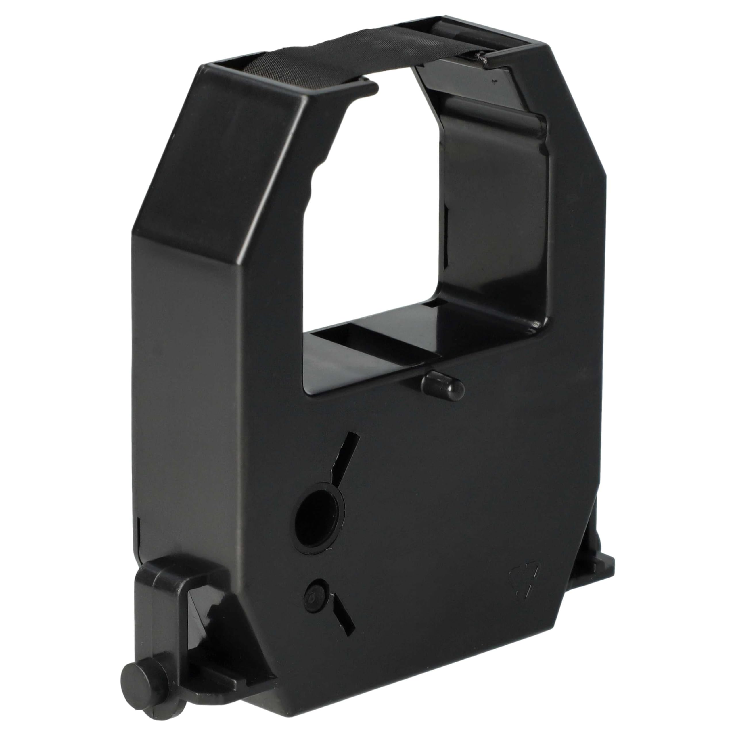 vhbw Nastro inchiostrato nylon nero per Amano PIX-15 timbracartellino