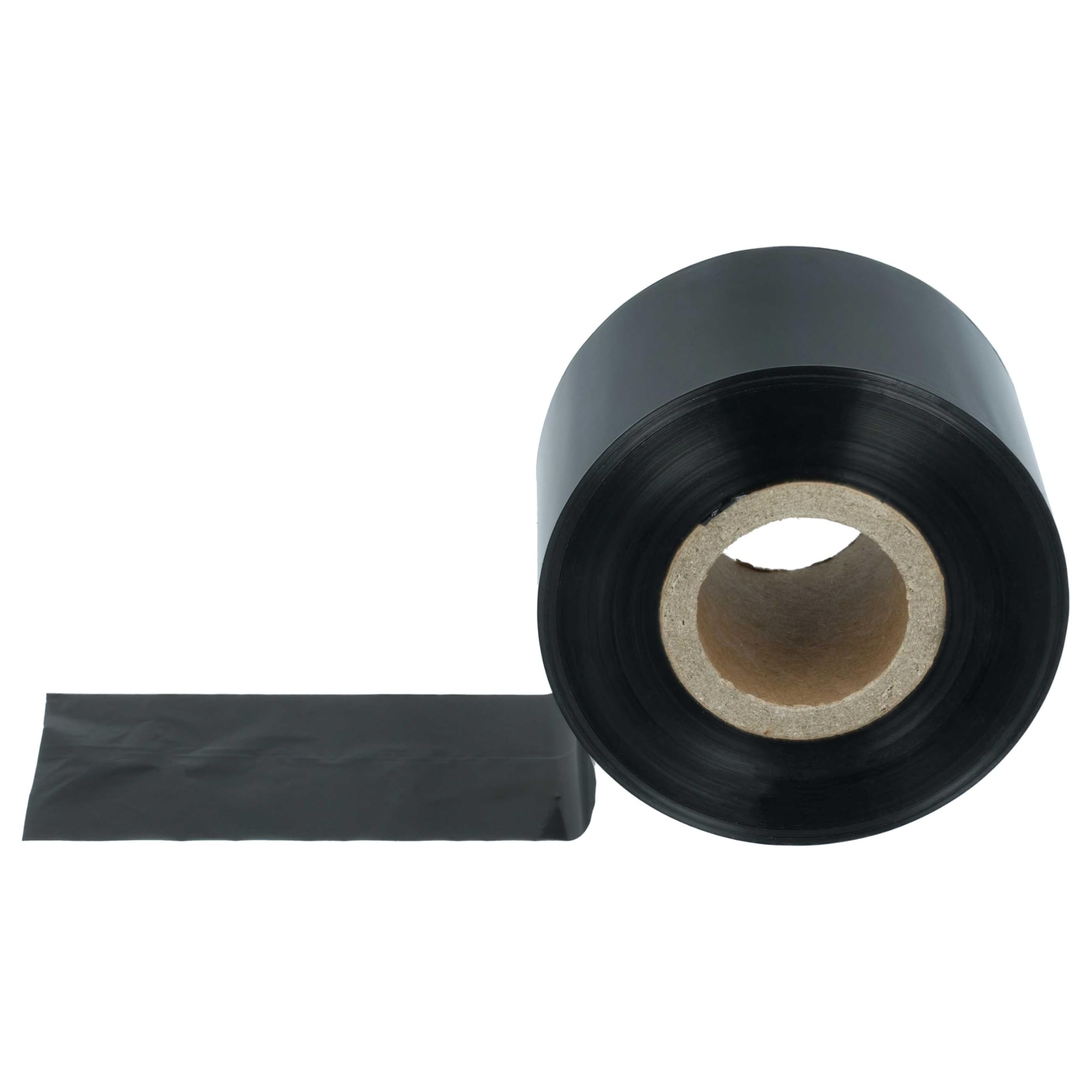 vhbw nastro termico 40mm x 300m 10 pezzi cera nero
