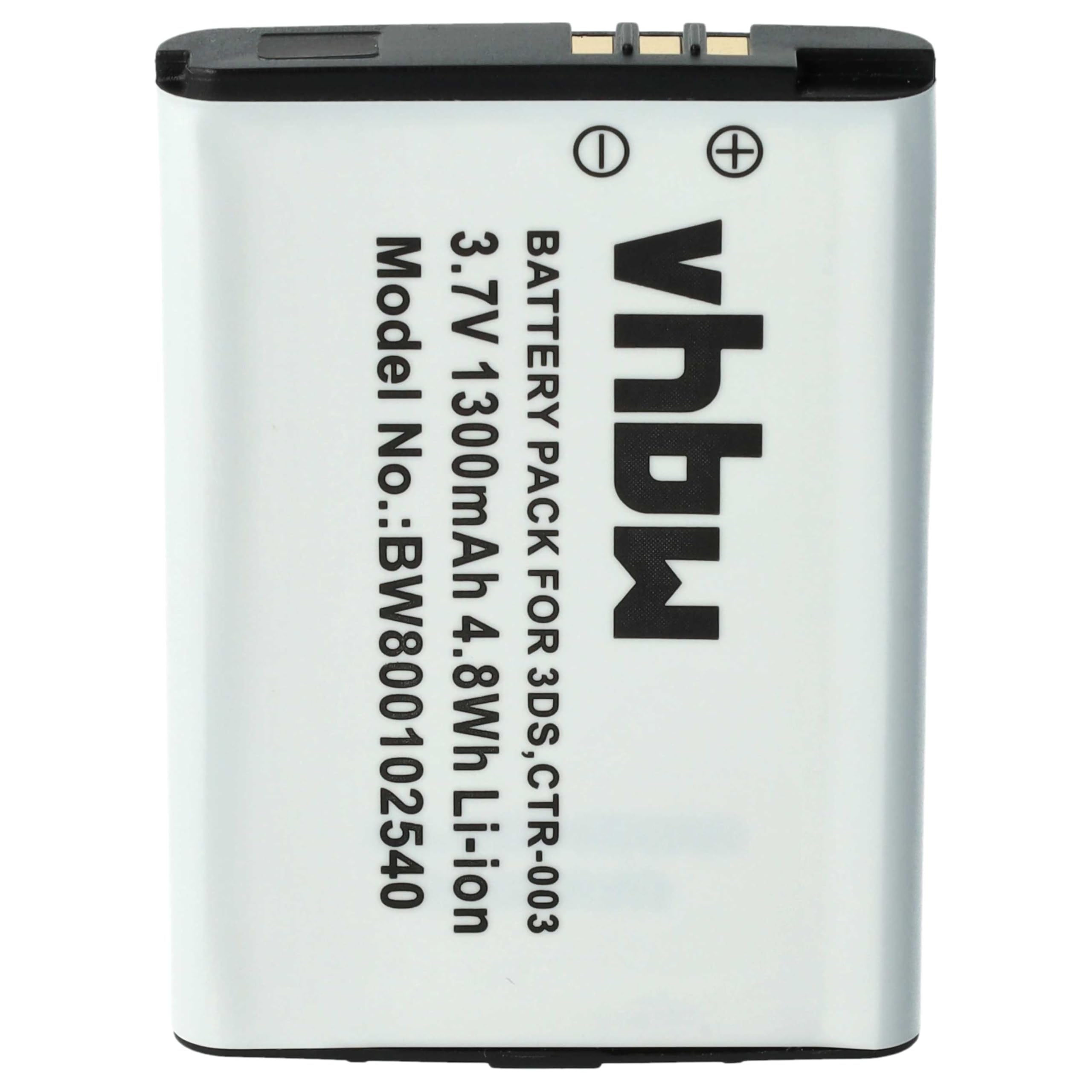 vhbw CTR-003 batteria per Nintendo 2DS 1300mAh litio