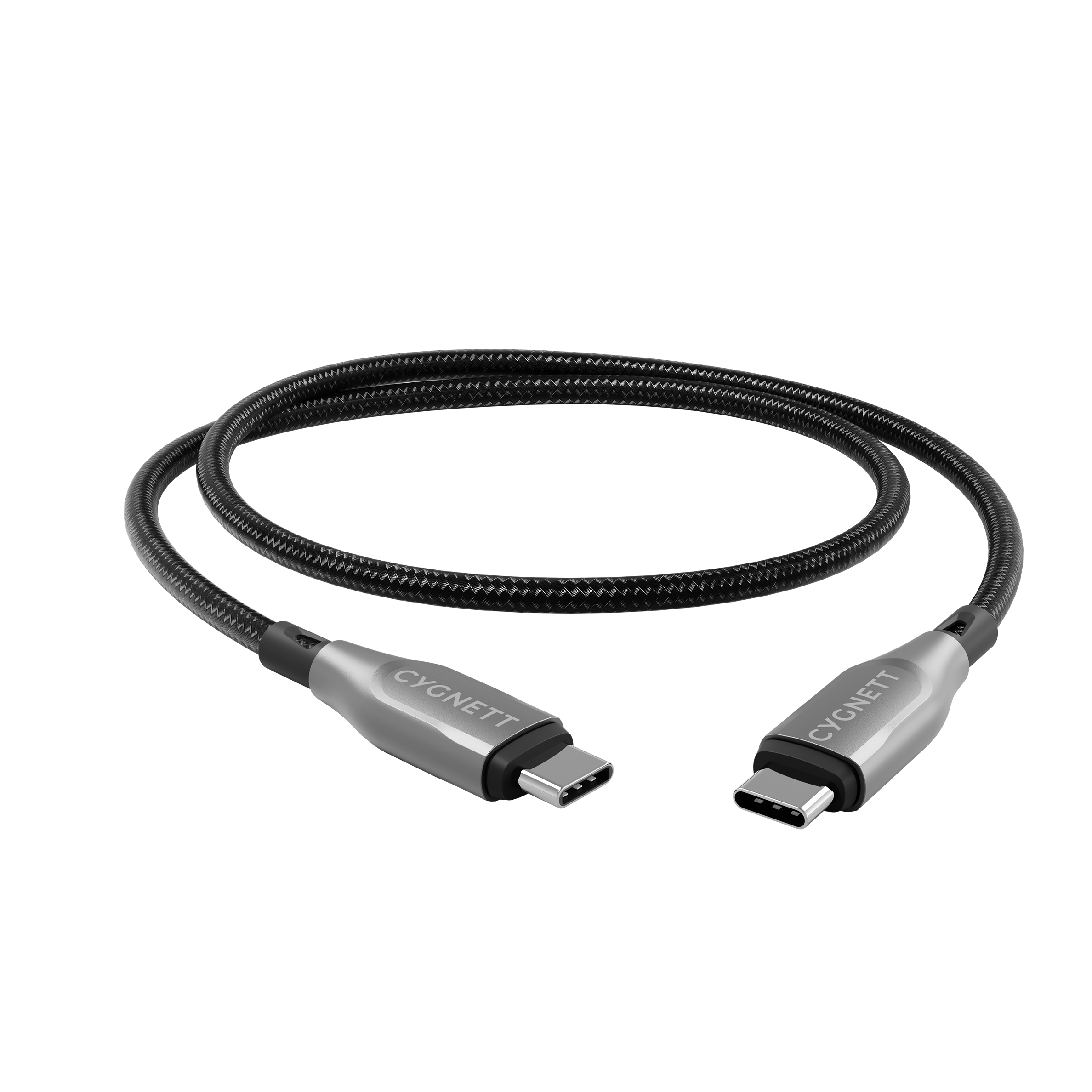 Cygnett Armoured cavo USB-C USB-C 1m nero 100W