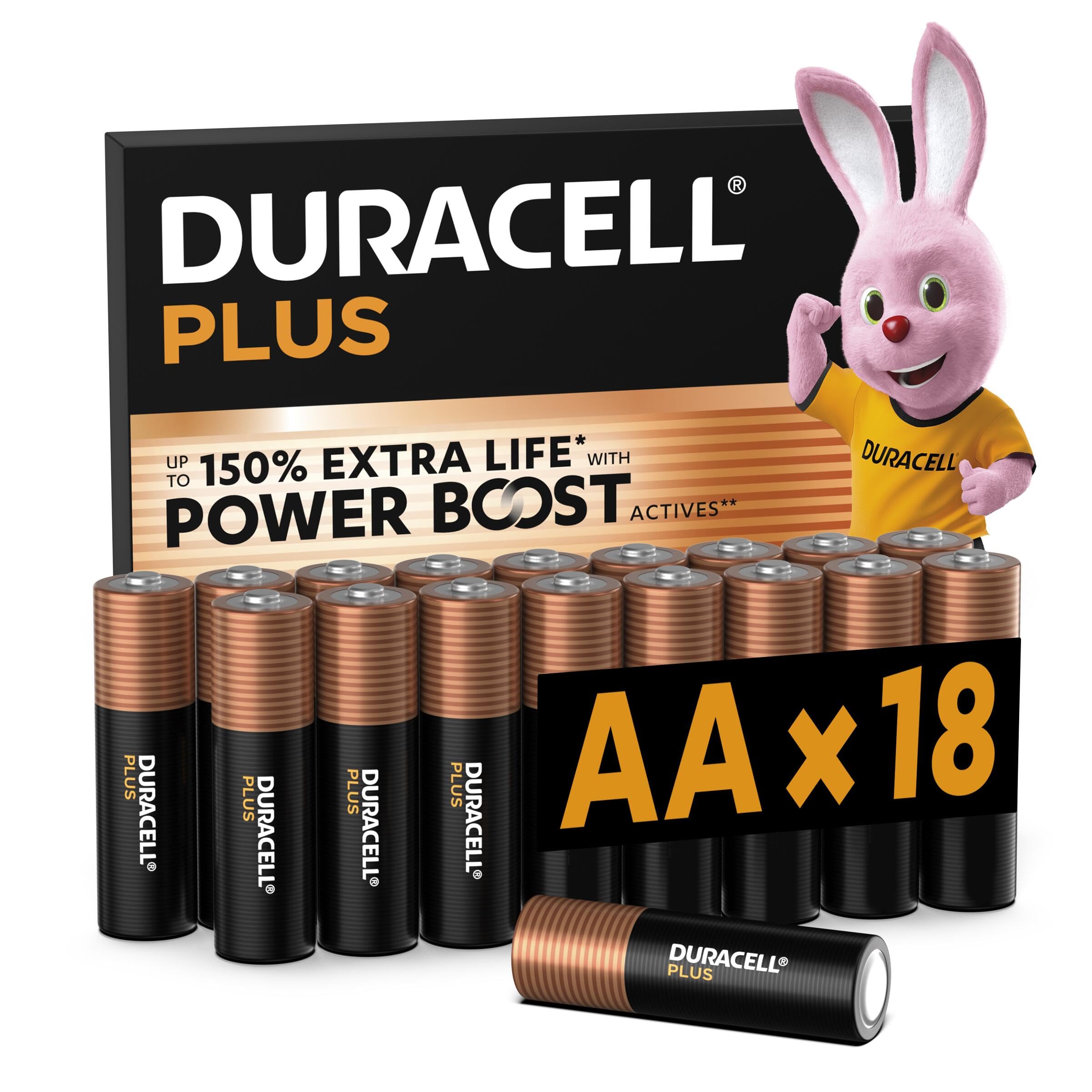 Duracell Plus Batterie Alcaline D LR20 4pz lunga durata
