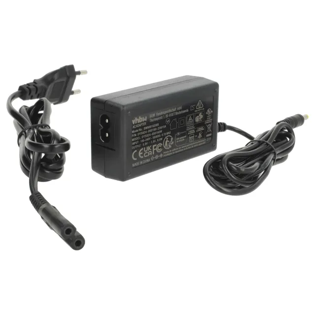 vhbw Alimentatore Videocamera Panasonic HDC-TM55 5V 2 m
