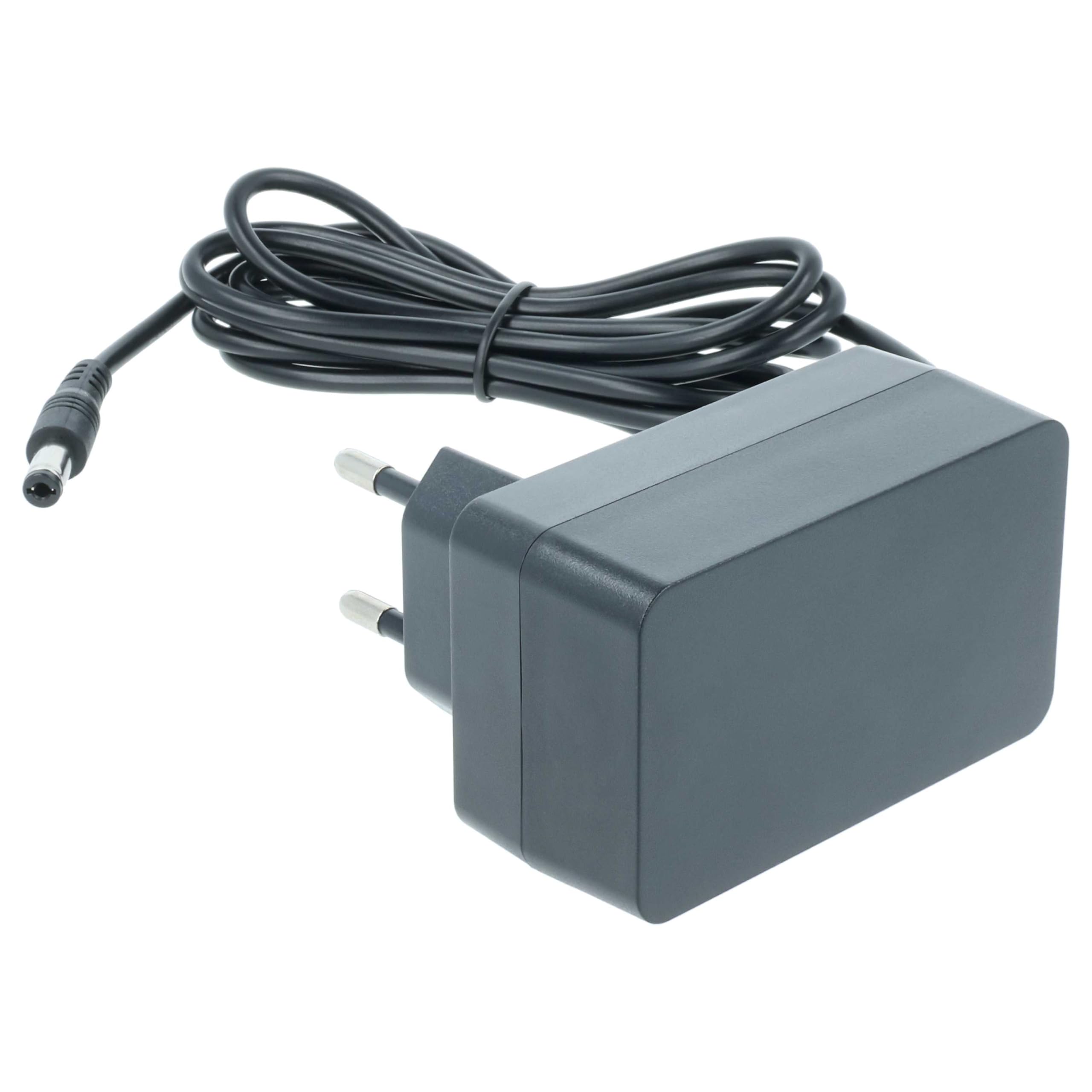 vhbw Alimentatore 18V 1A per Logitech UE Smart Squeezebox nero