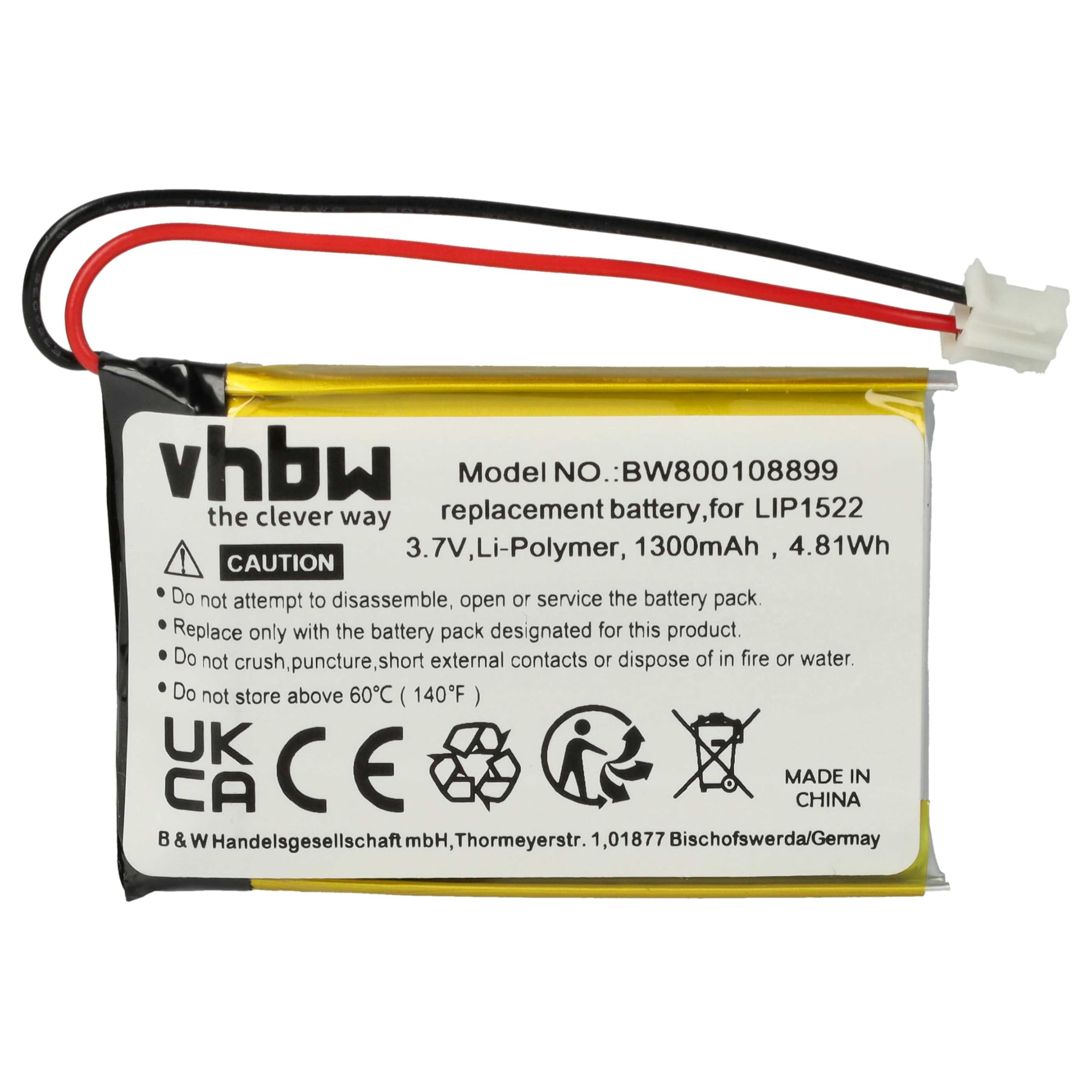 vhbw Batteria Controller PS4 Dualshock CUH-ZCT1 1300mAh