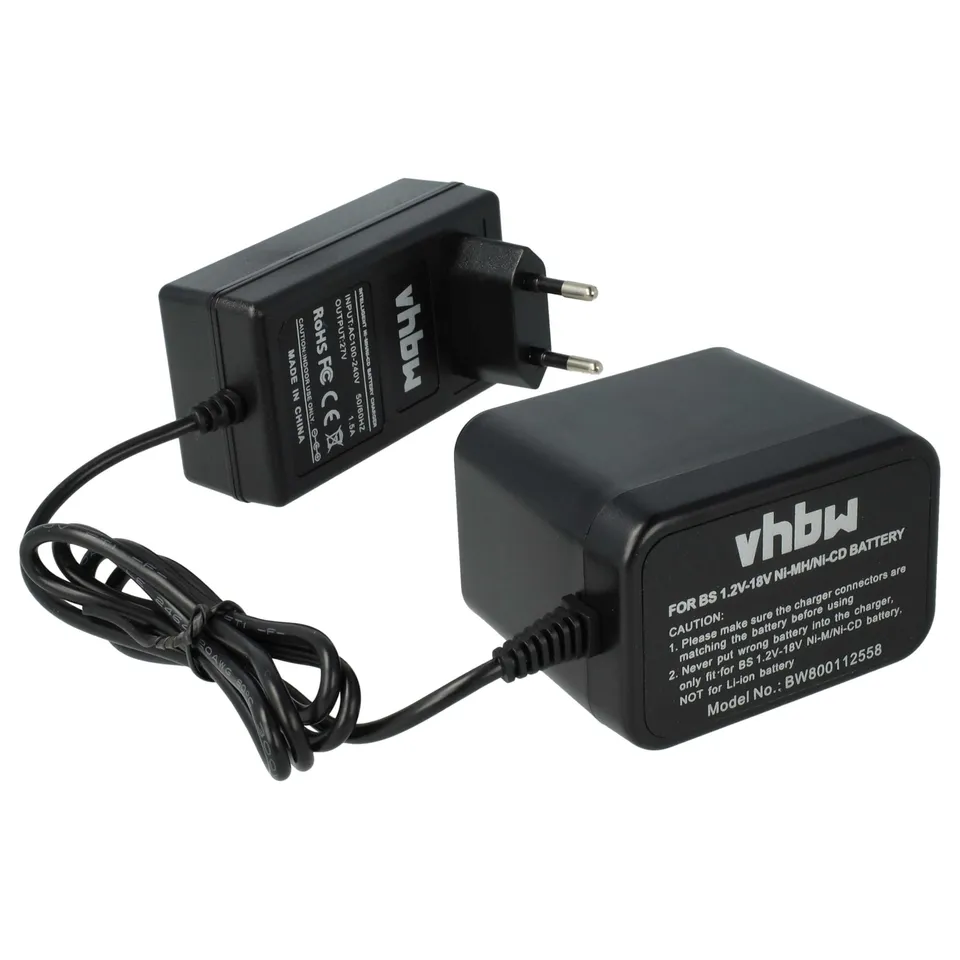 vhbw Caricabatterie per Bosch GSR 9.6 VPE-2 utensili 1,2-18V