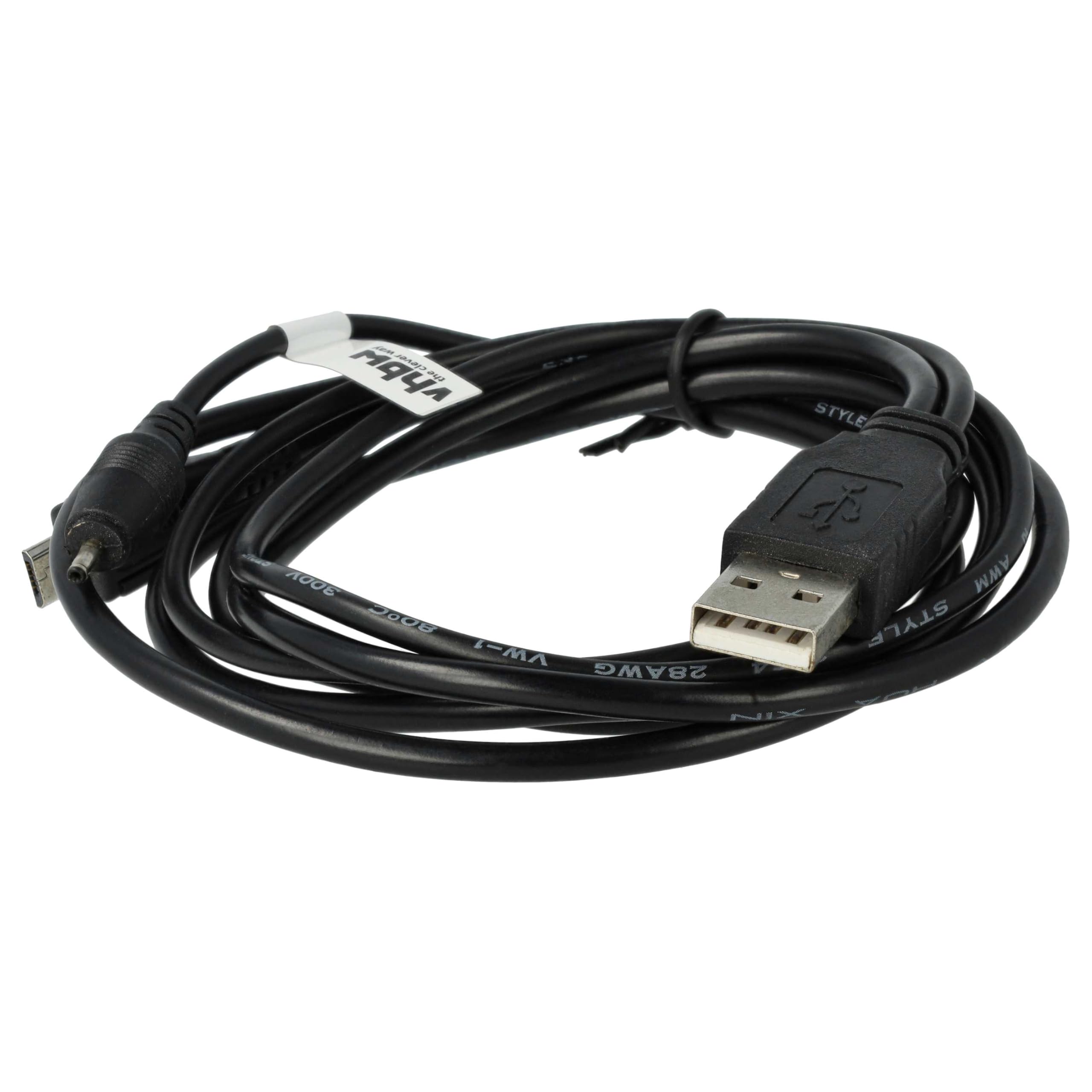 vhbw CA-126 cavo dati USB nero per Nokia