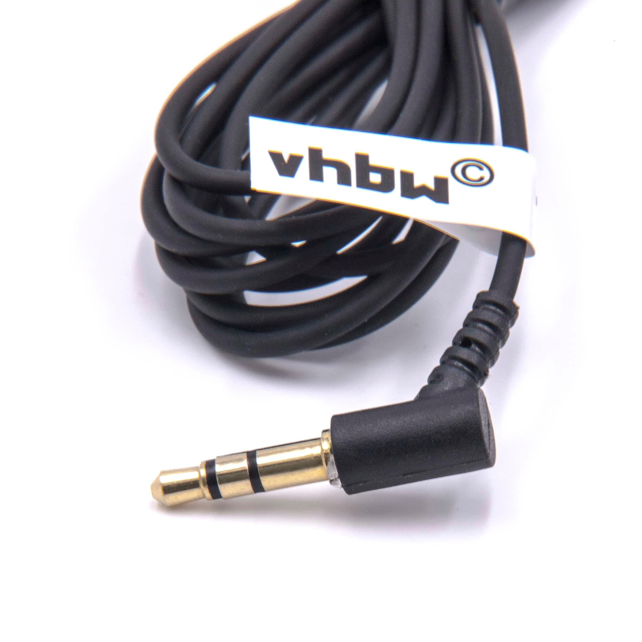 vhbw Cavo audio AUX per Bose QC15 3,5mm 180cm nero