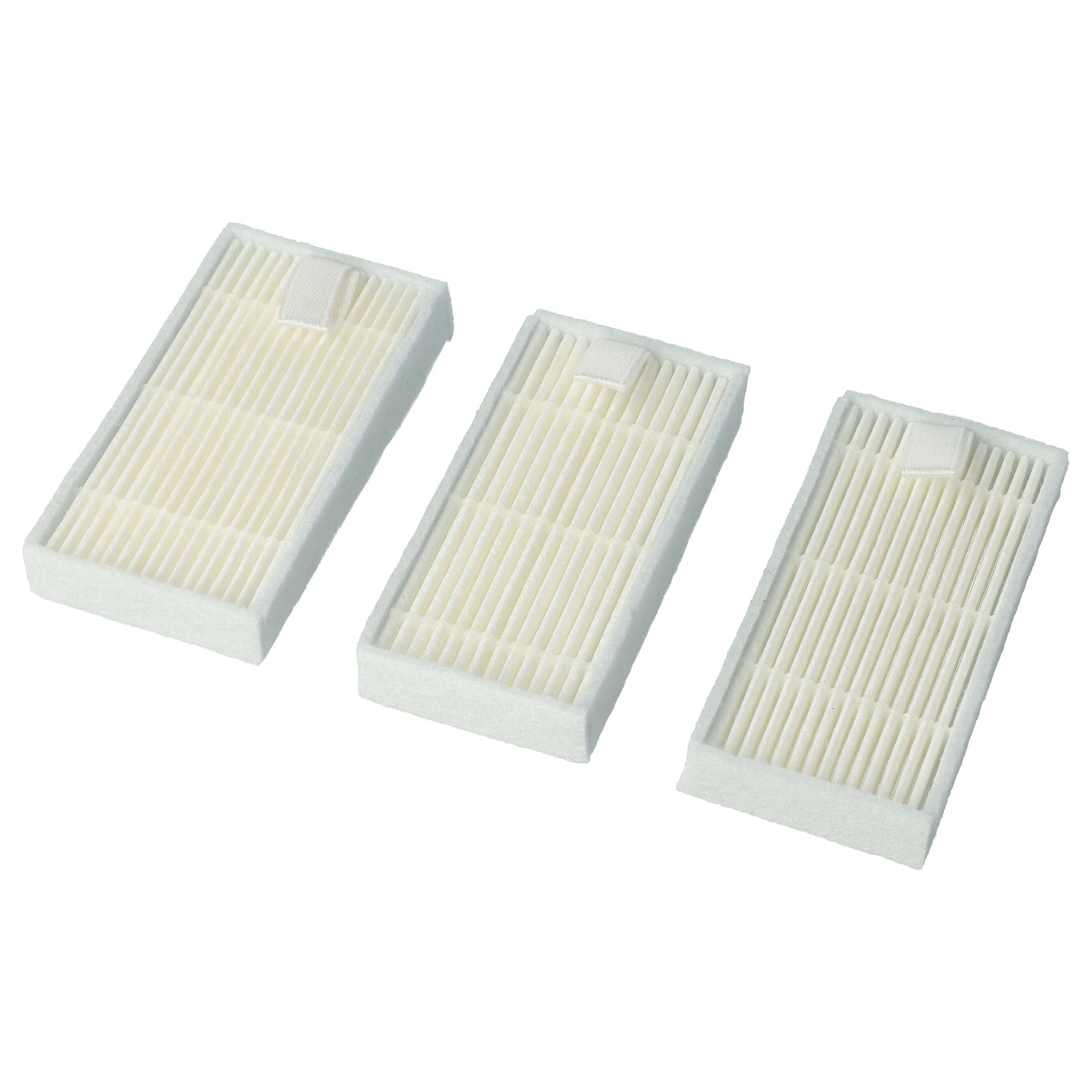 vhbw Filtro Pieghe Piatte E11 ePM1 70% per Aspirapolvere 3 Pezzi