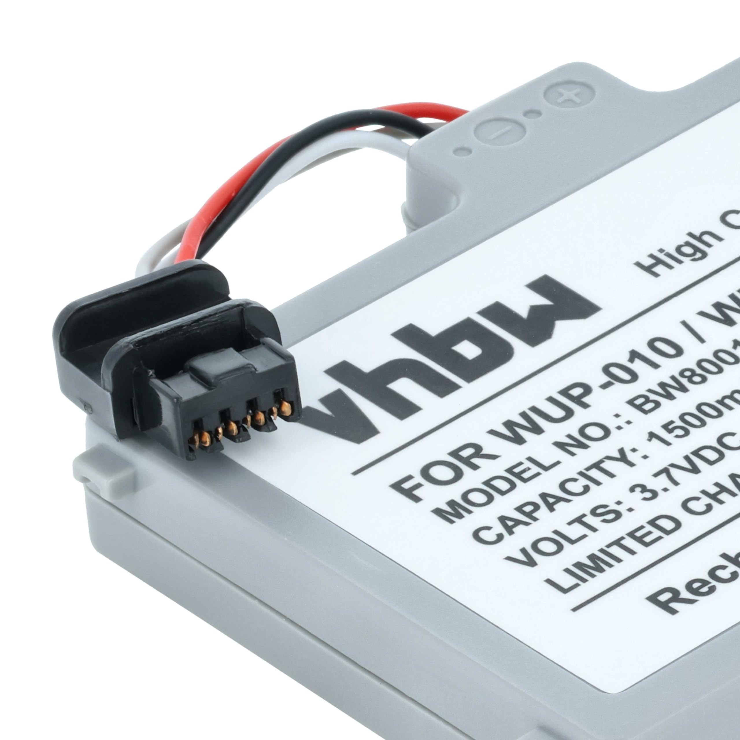 vhbw Batteria WUP-010 per Wii U Gamepad 1500mAh Li-Poly