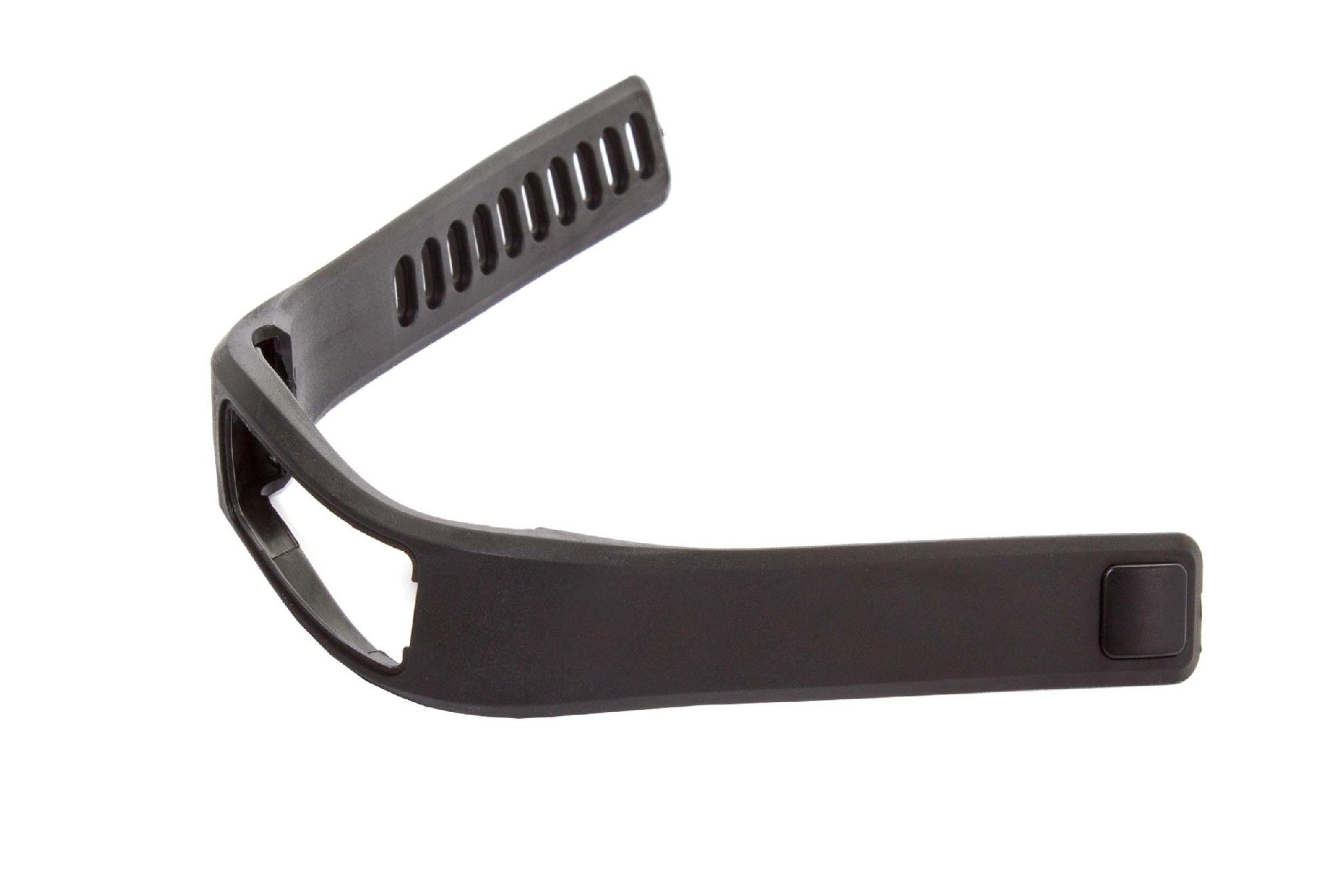 vhbw Cinturino TPE L per Garmin Vivofit Nero 23 cm
