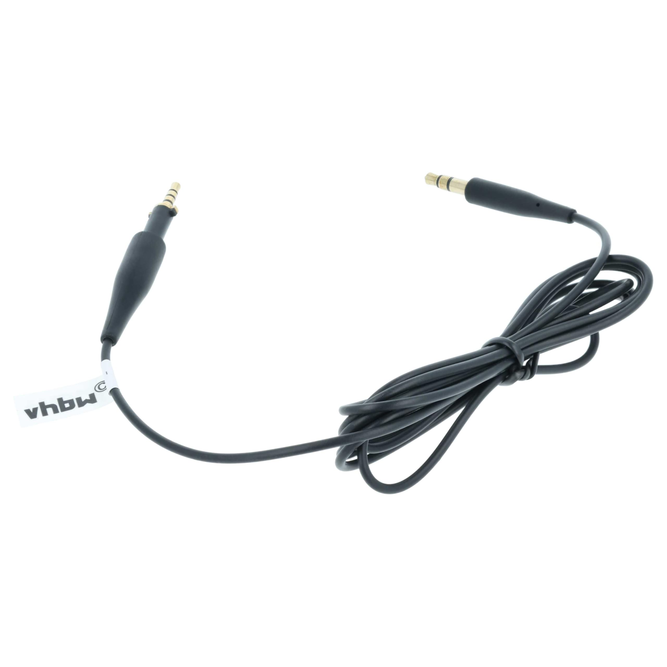 vhbw Cavo audio AUX per AKG K450 cuffie jack 110cm nero