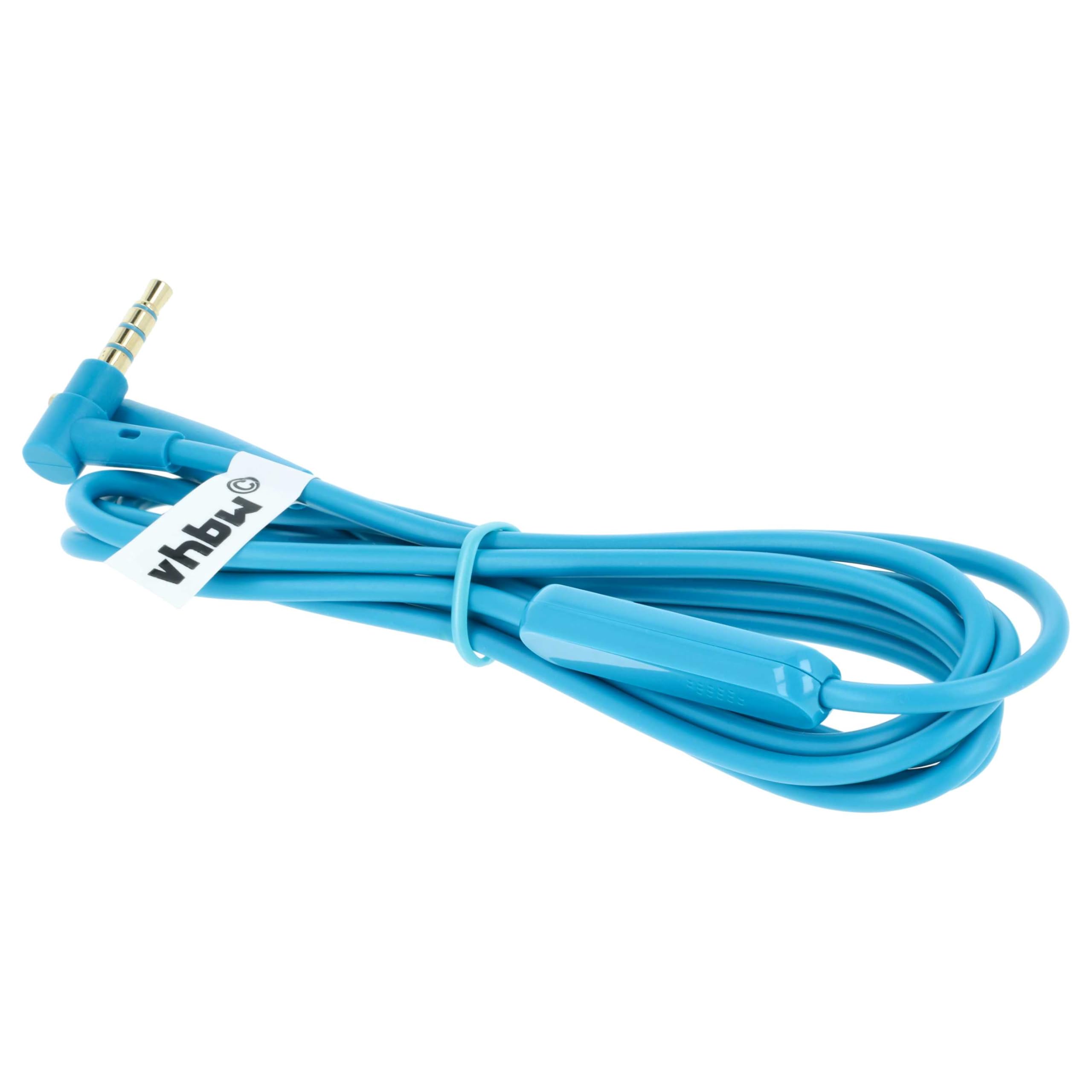 vhbw cavo audio AUX Bose QC35 150cm blu microfono