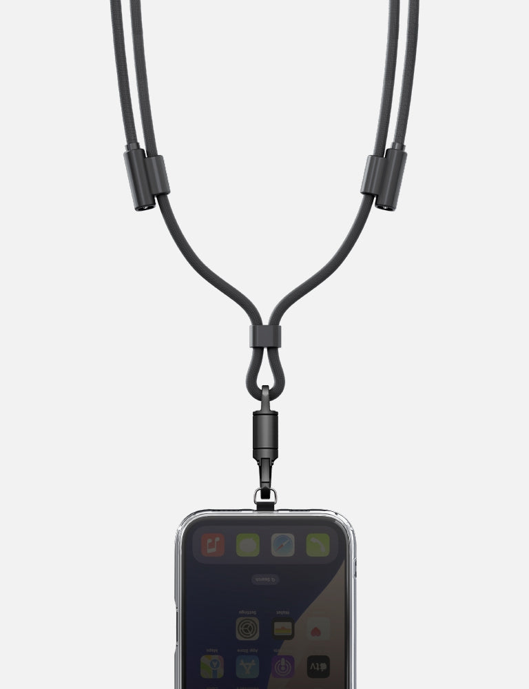 Energea Lasso cavo USB-C tracolla 1,5m Blu ricarica rapida