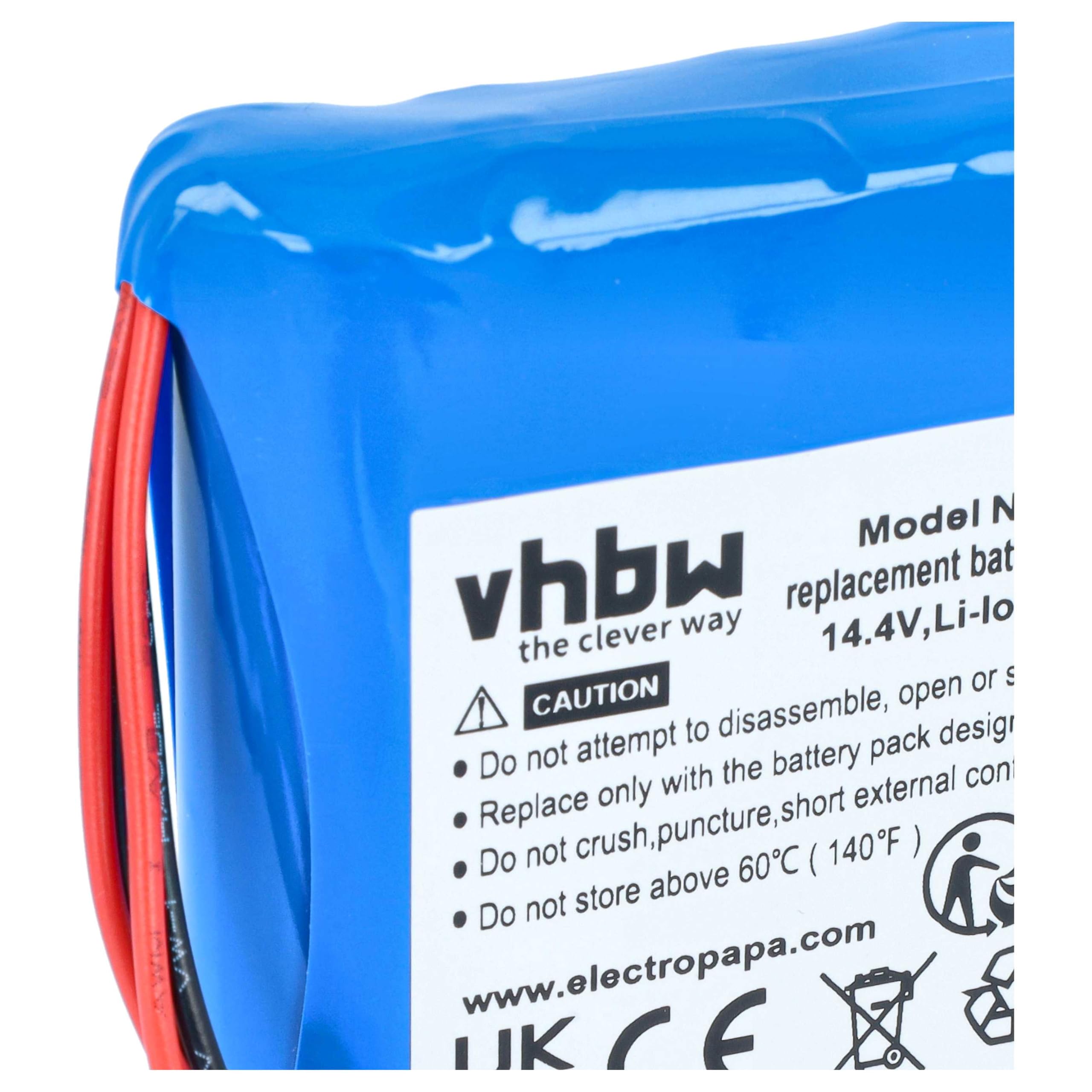 vhbw Batteria per Marshall Kilburn 14,4V 2600mAh Li-Ion