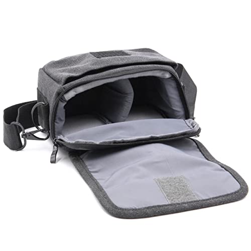 vhbw Borsa Fotocamera per Panasonic Lumix DMC-FZ1000 Nera