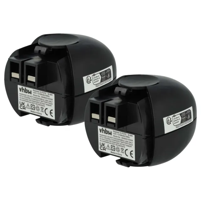 vhbw Batterie Utensile 4,8V 2100mAh per Metabo 2 Pezzi NiMH