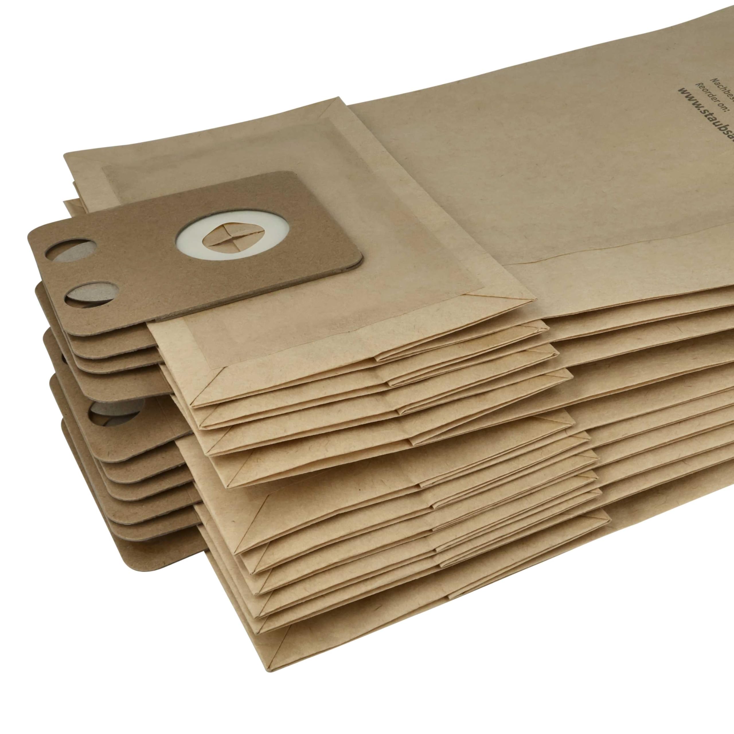 vhbw Sacchetti Aspirapolvere 10 Pezzi Carta per Nilfisk