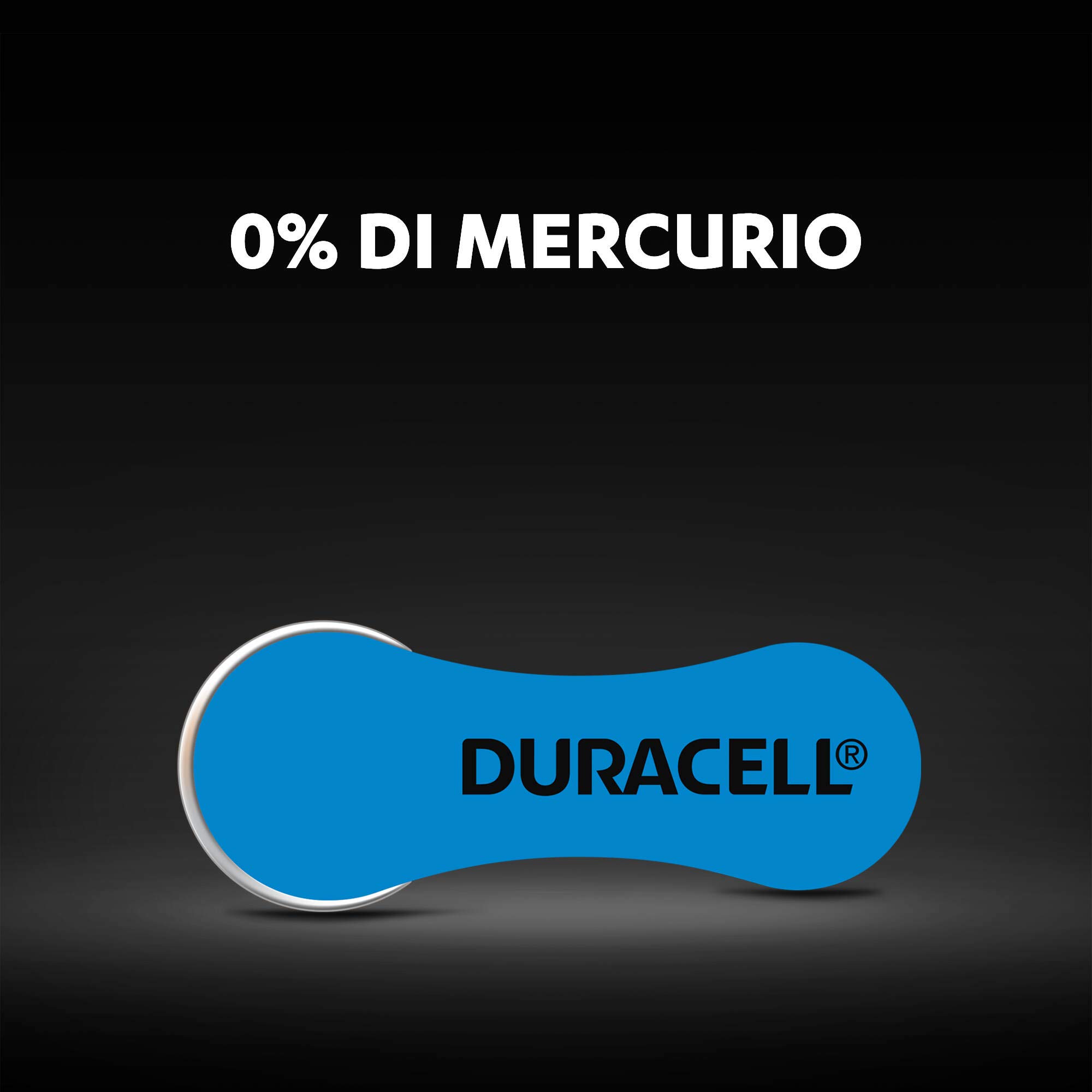 Duracell 675 batterie apparecchi acustici 60 pezzi zinco-aria