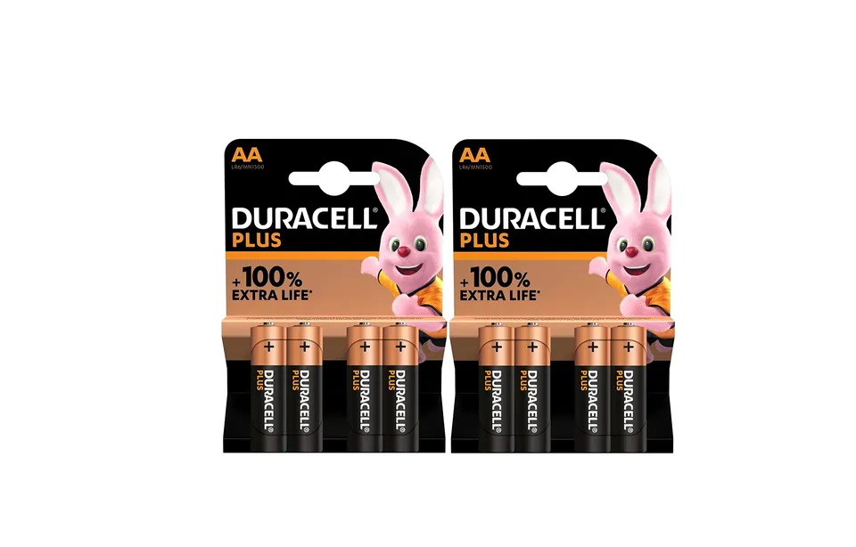 Duracell Plus Pile Stilo AA Alcaline 8pz