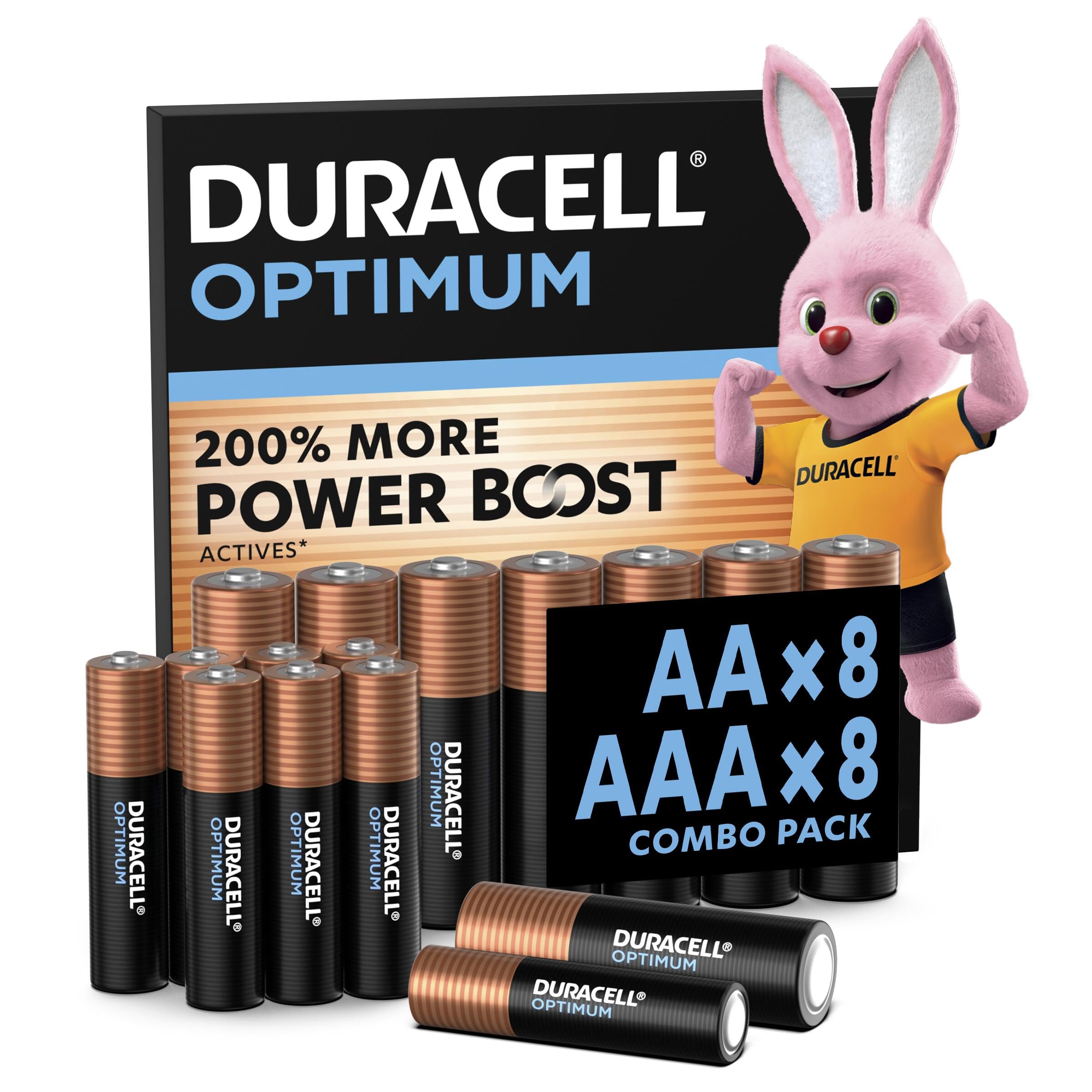 Duracell Optimum AAA batterie alcaline 12 pezzi power boost